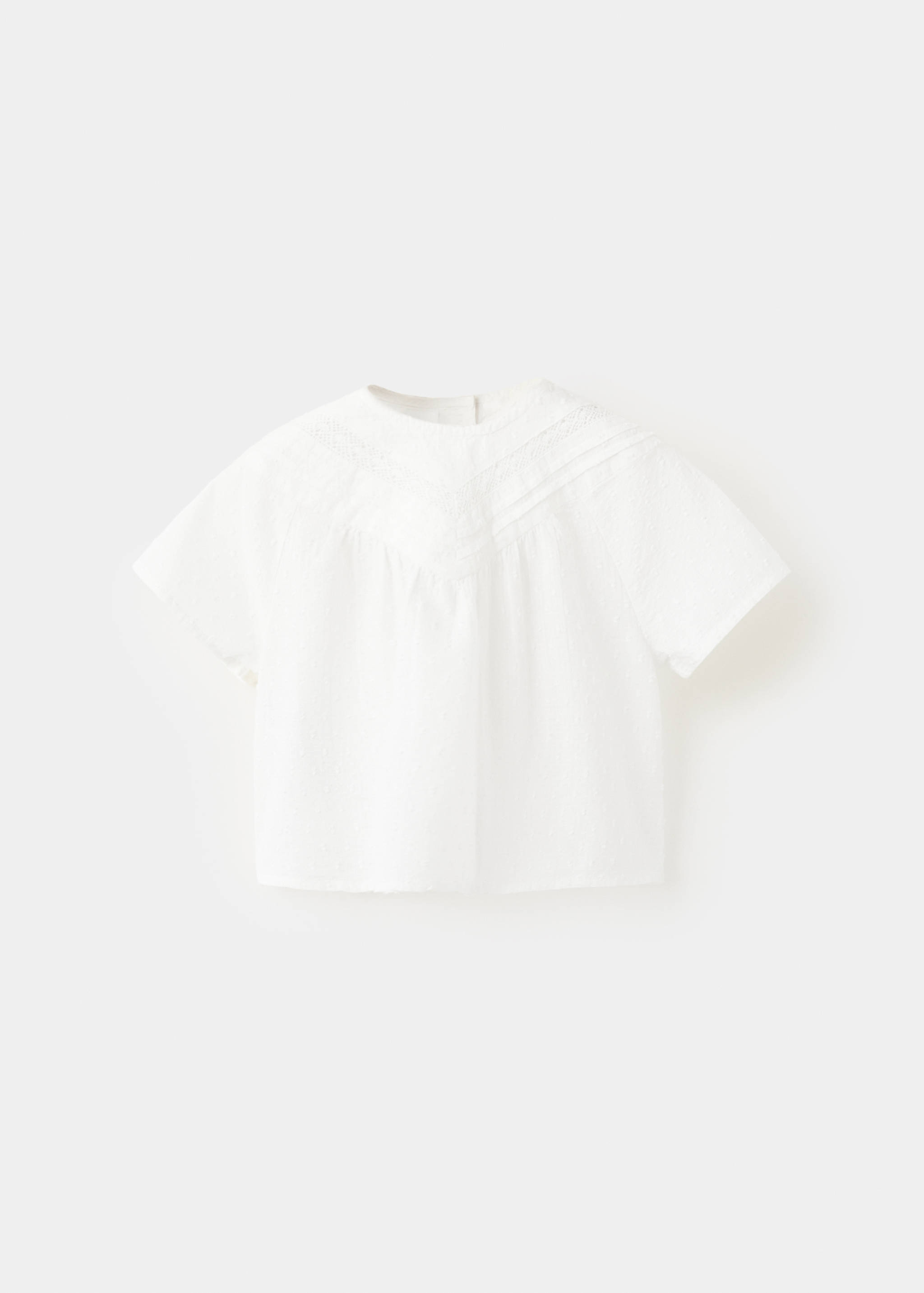 Embroidered cotton blouse - Article without model