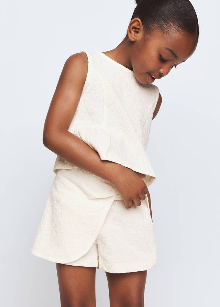 Wrapped skort — Off White