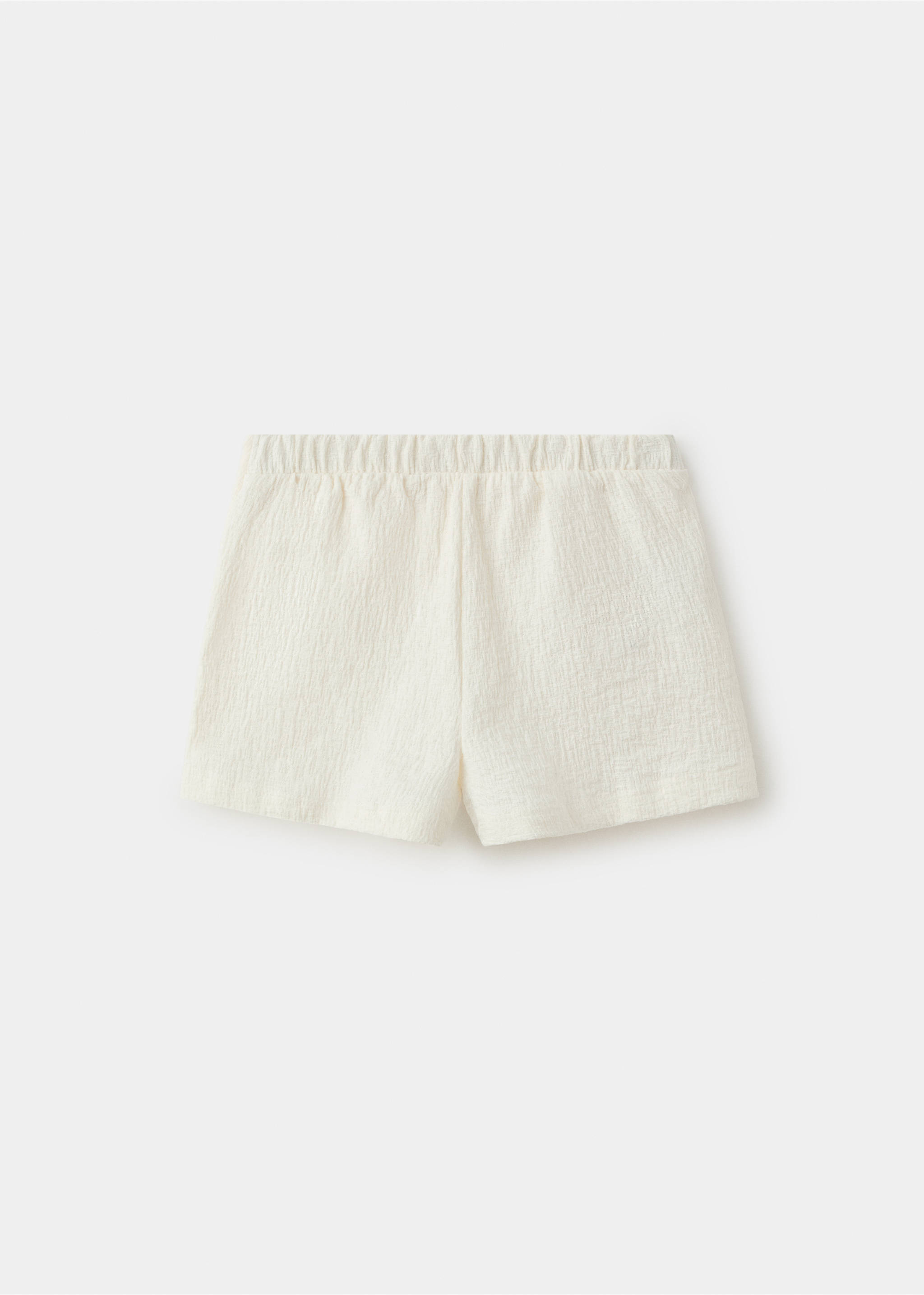 Falda pantalón cruzada - Reverso del artículo, Blanco roto. Ref: 27096721-00.