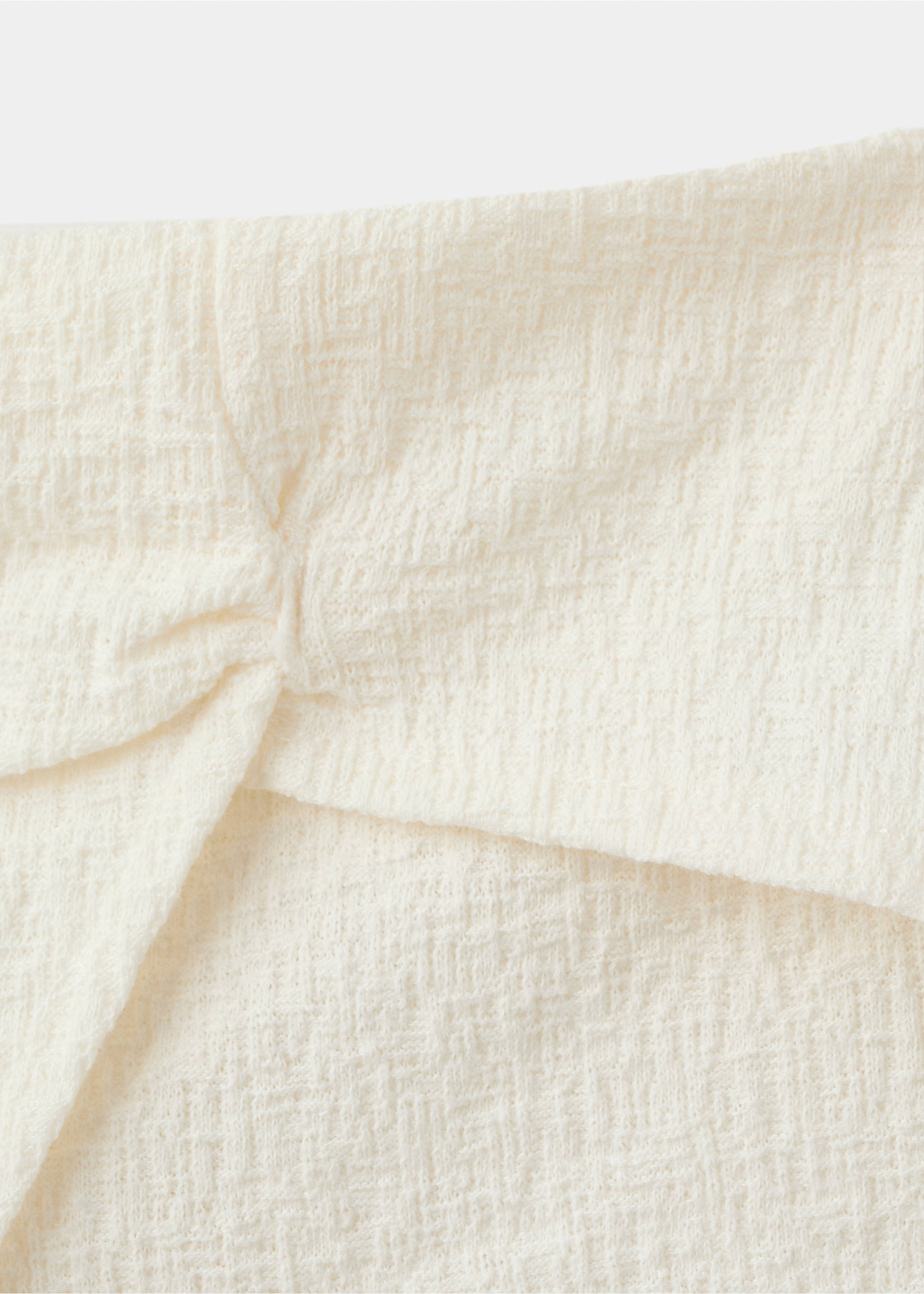 Overslagbroekrok - Detail van het artikel 8, Gebroken wit. Ref: 27096721-00.