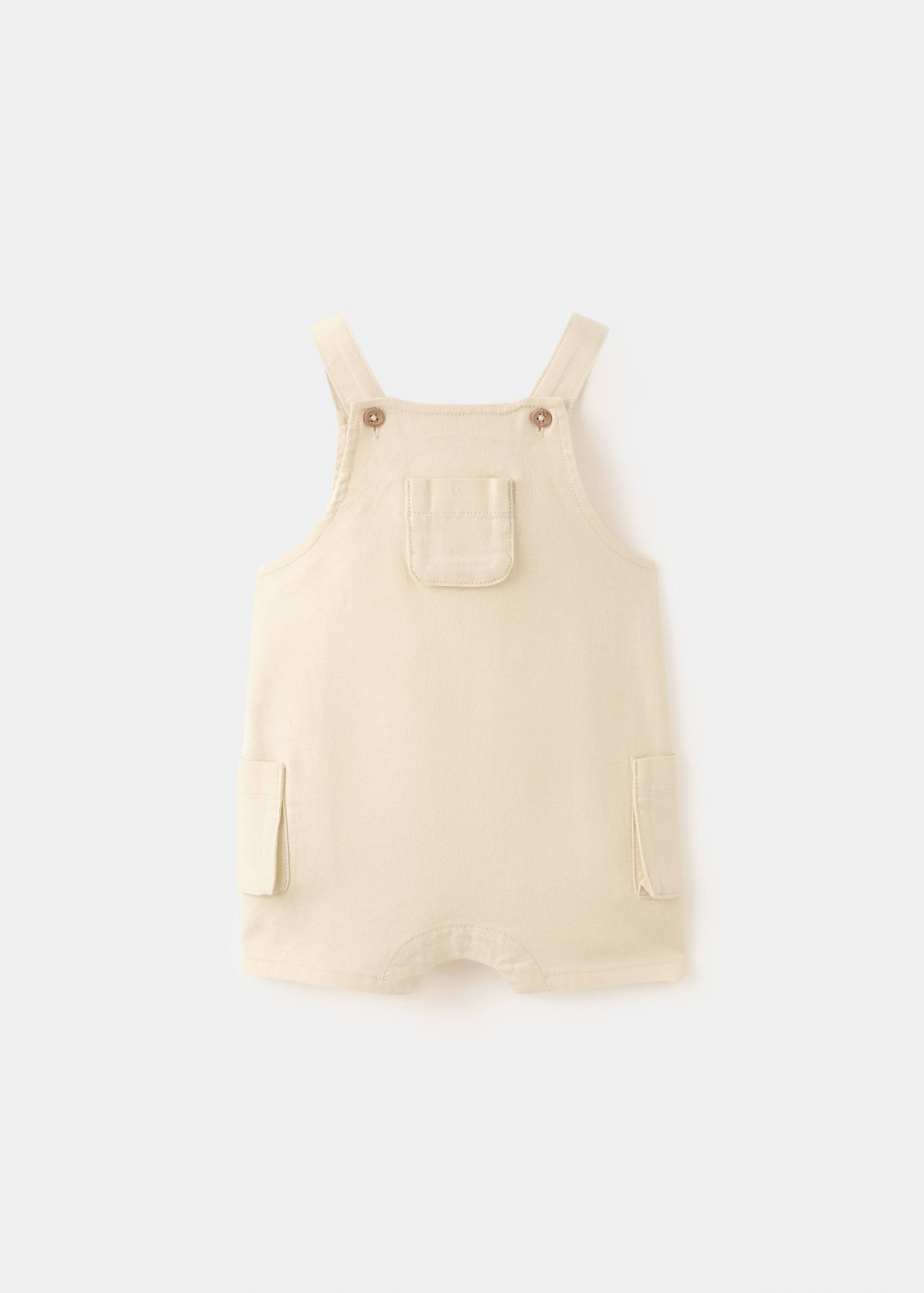 Short cotton dungarees - Article without model