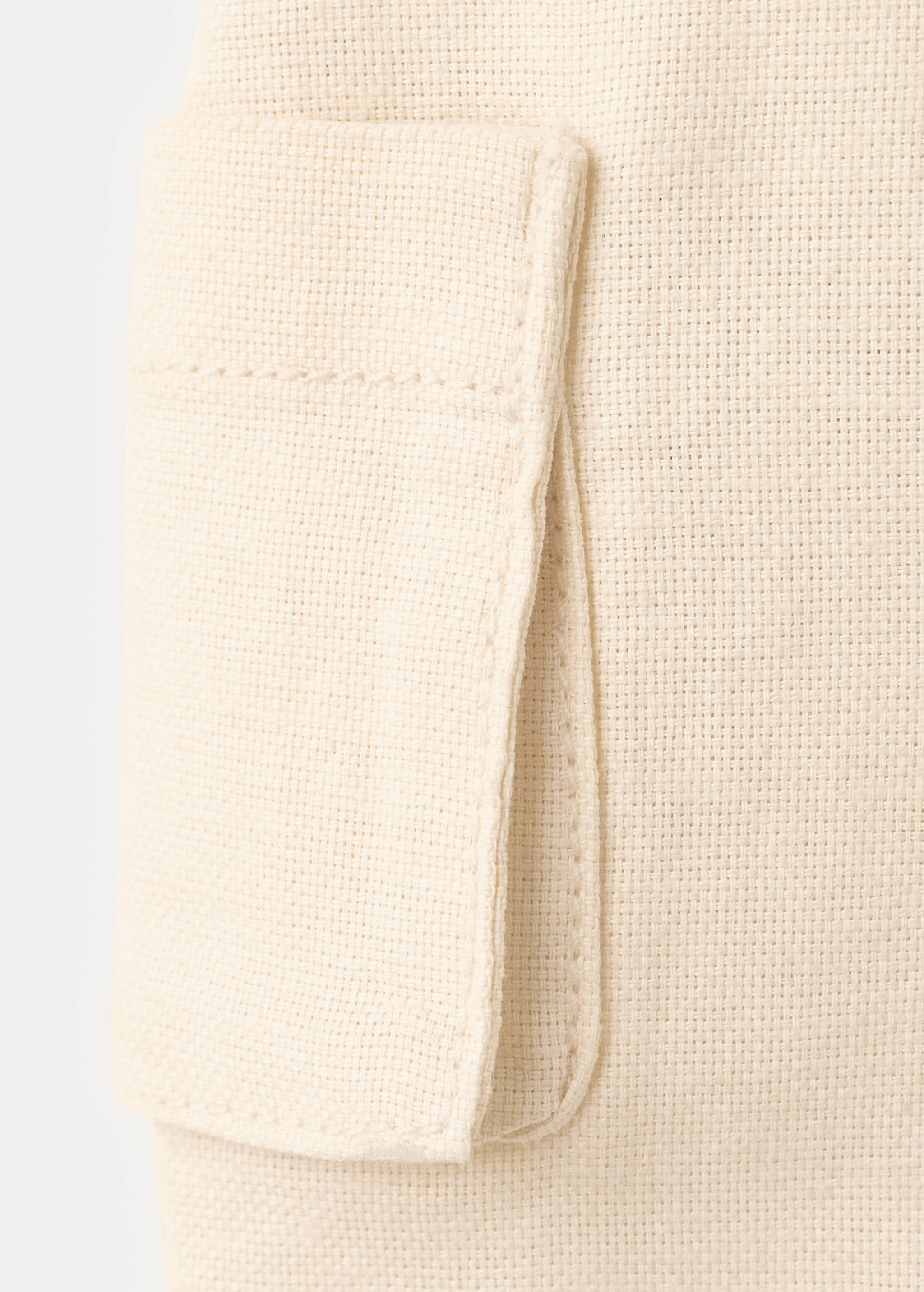 Short cotton dungarees - Details of the article 0