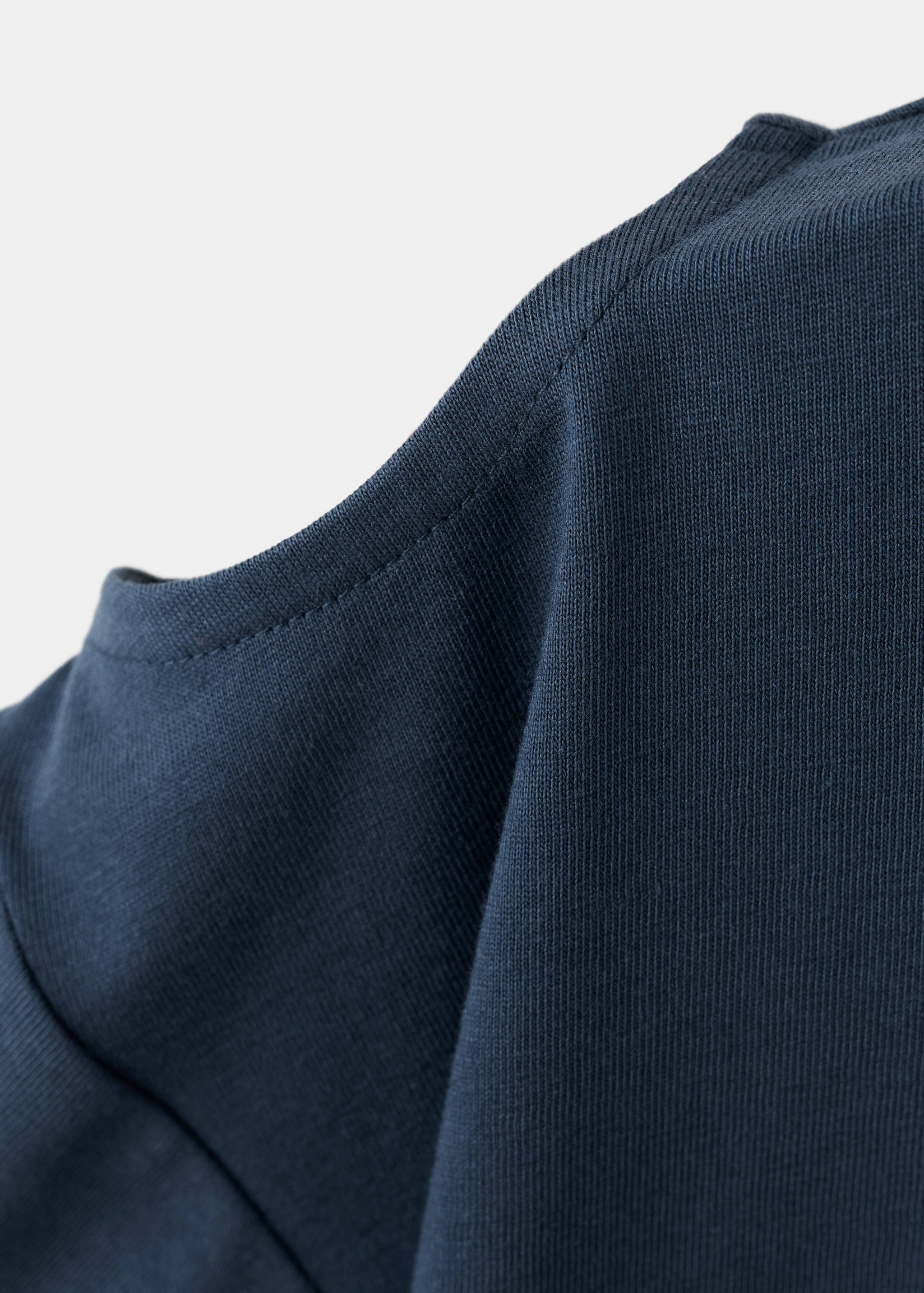 Off-the-shoulder cotton T-shirt - Details of the article 0