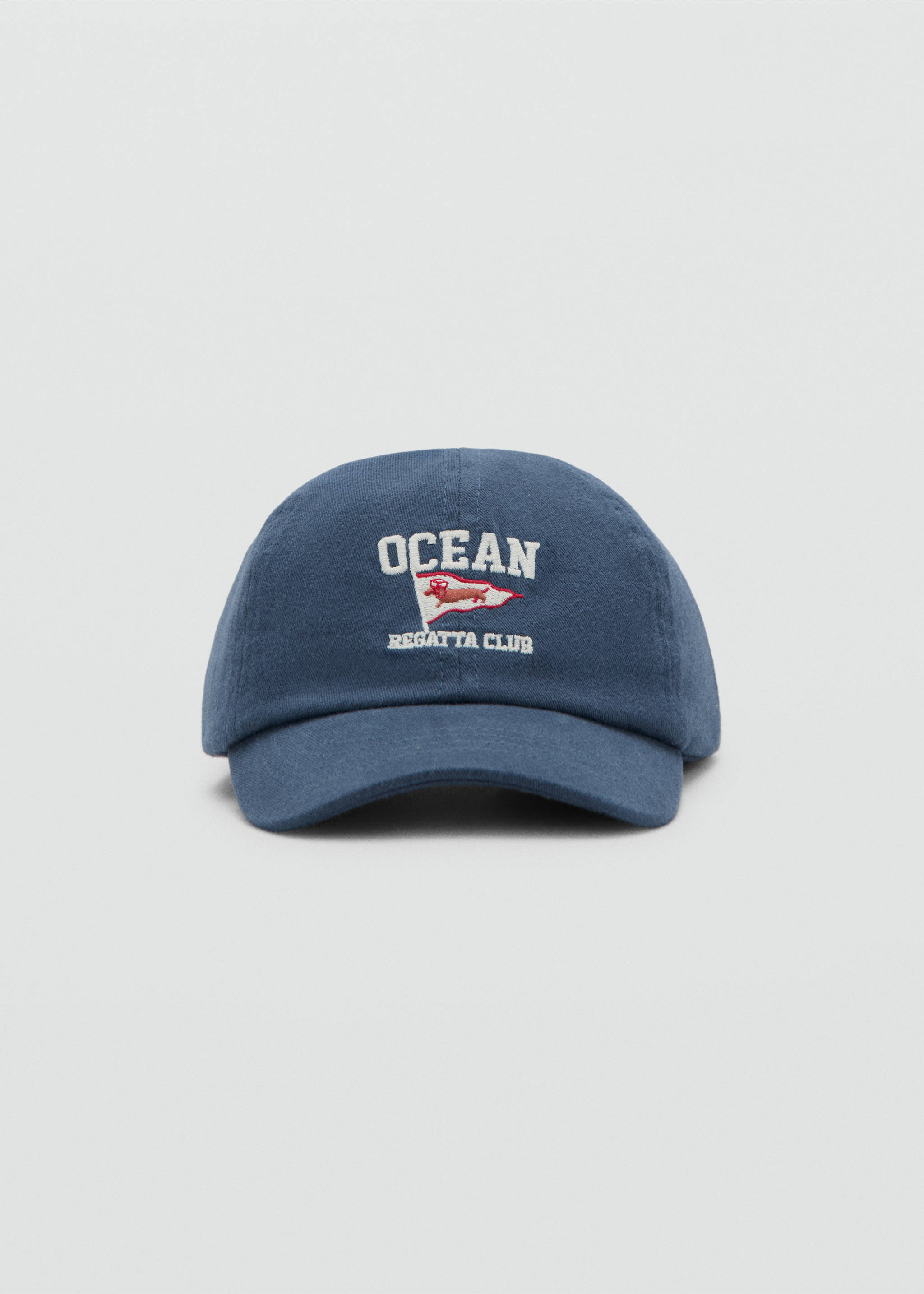 Gorra dibujo bordado - Plano medio, Azul marino. Ref: 27096739-00.