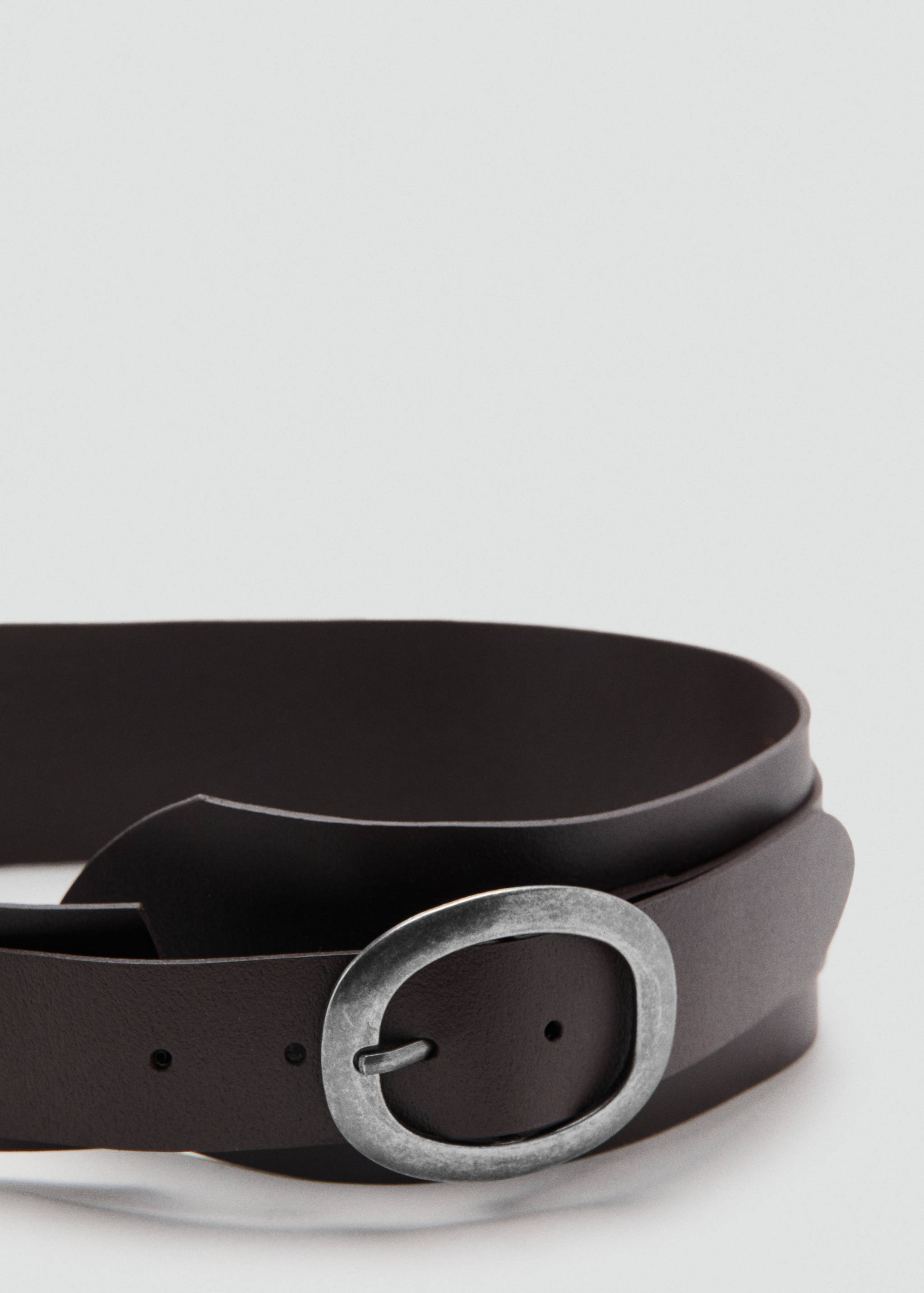 حزام أوبي جلدي - رؤية وسط