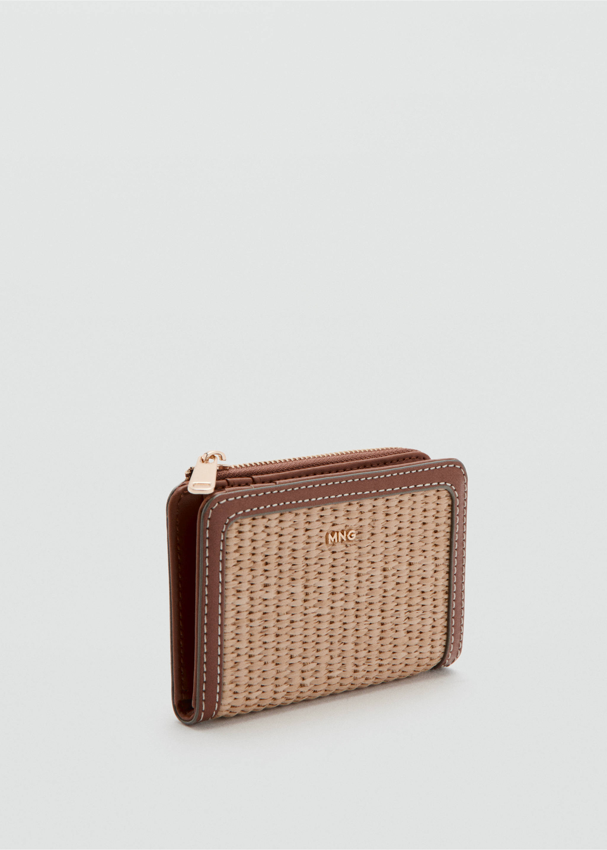 Small textured purse - Medium plane, Beige. Ref: 27096746-00.