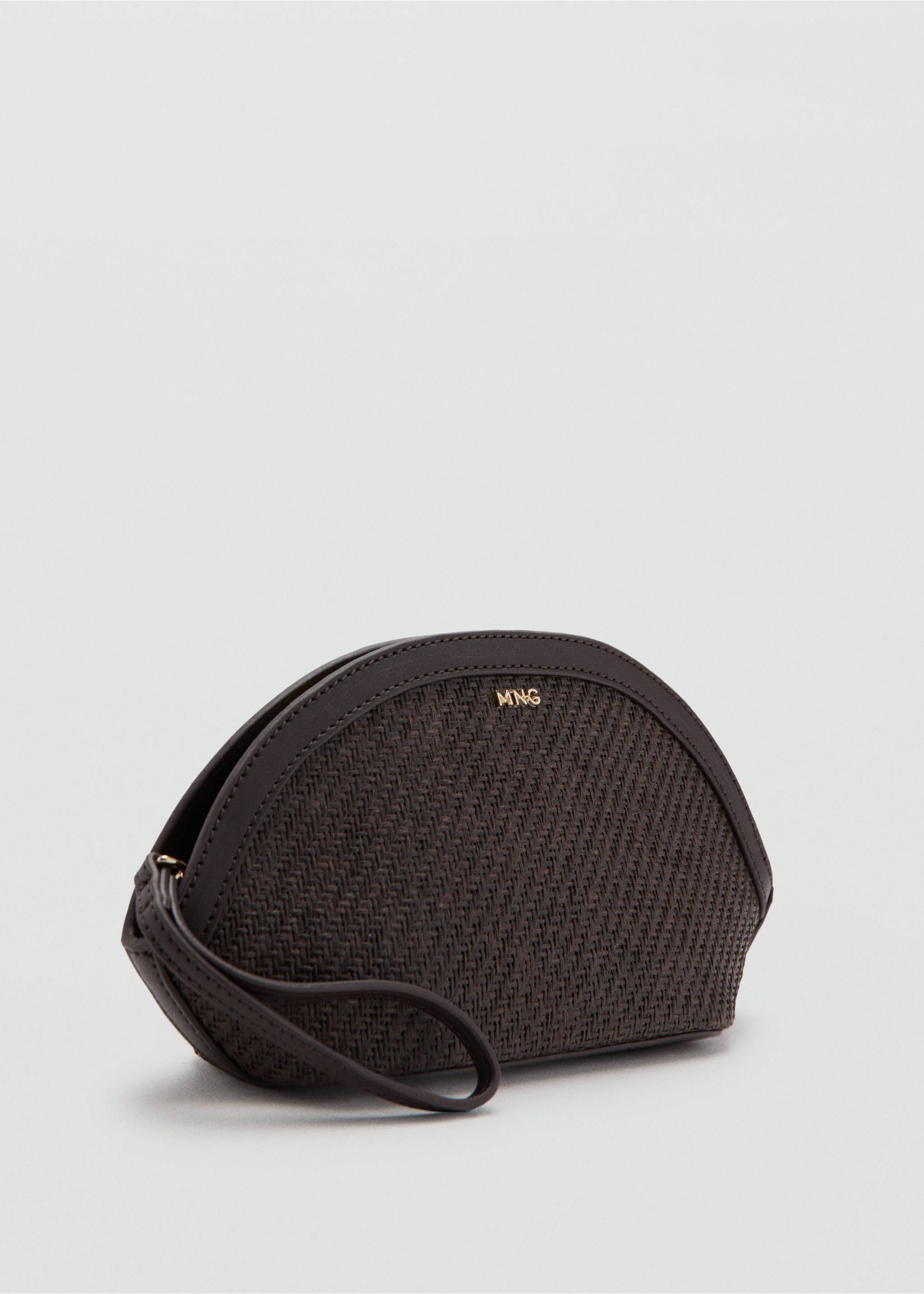 Doğal lif el çantası - Orta plan, Çikolata. Ref: 27096747-00.