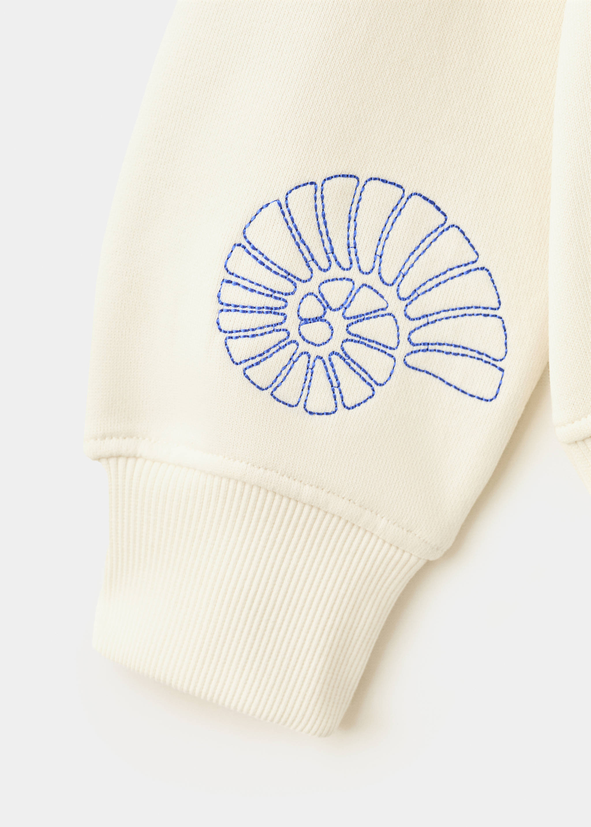 Sudadera algodón bordado - Detalle del artículo 0