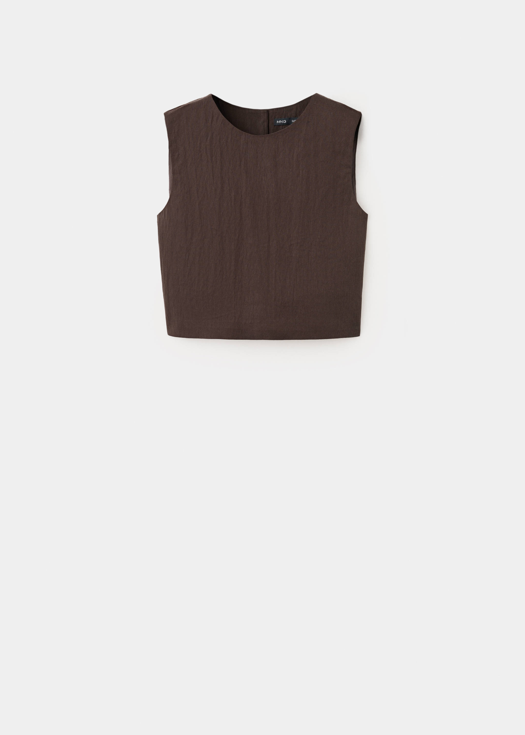 Lyocell top with buttons on the back - Article without model