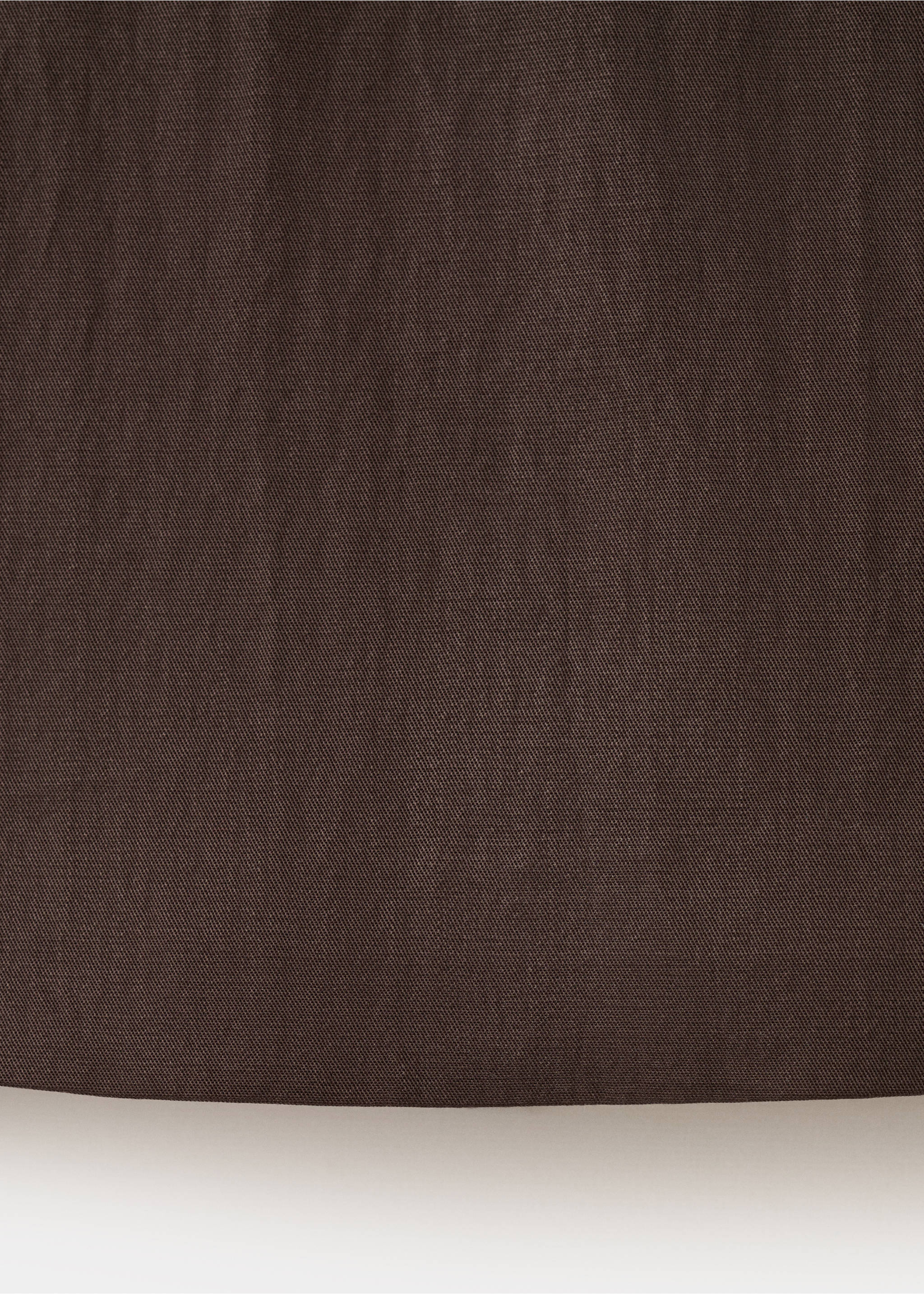 Lyocell top with buttons on the back - Details of the article 0, Chocolate. Ref: 27096750-00.