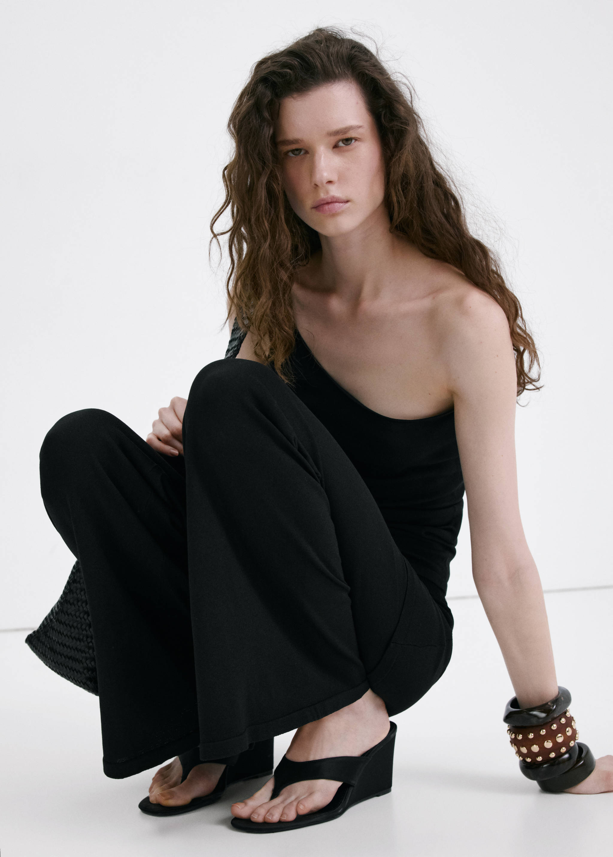 Combined knit trousers - Details of the article 2