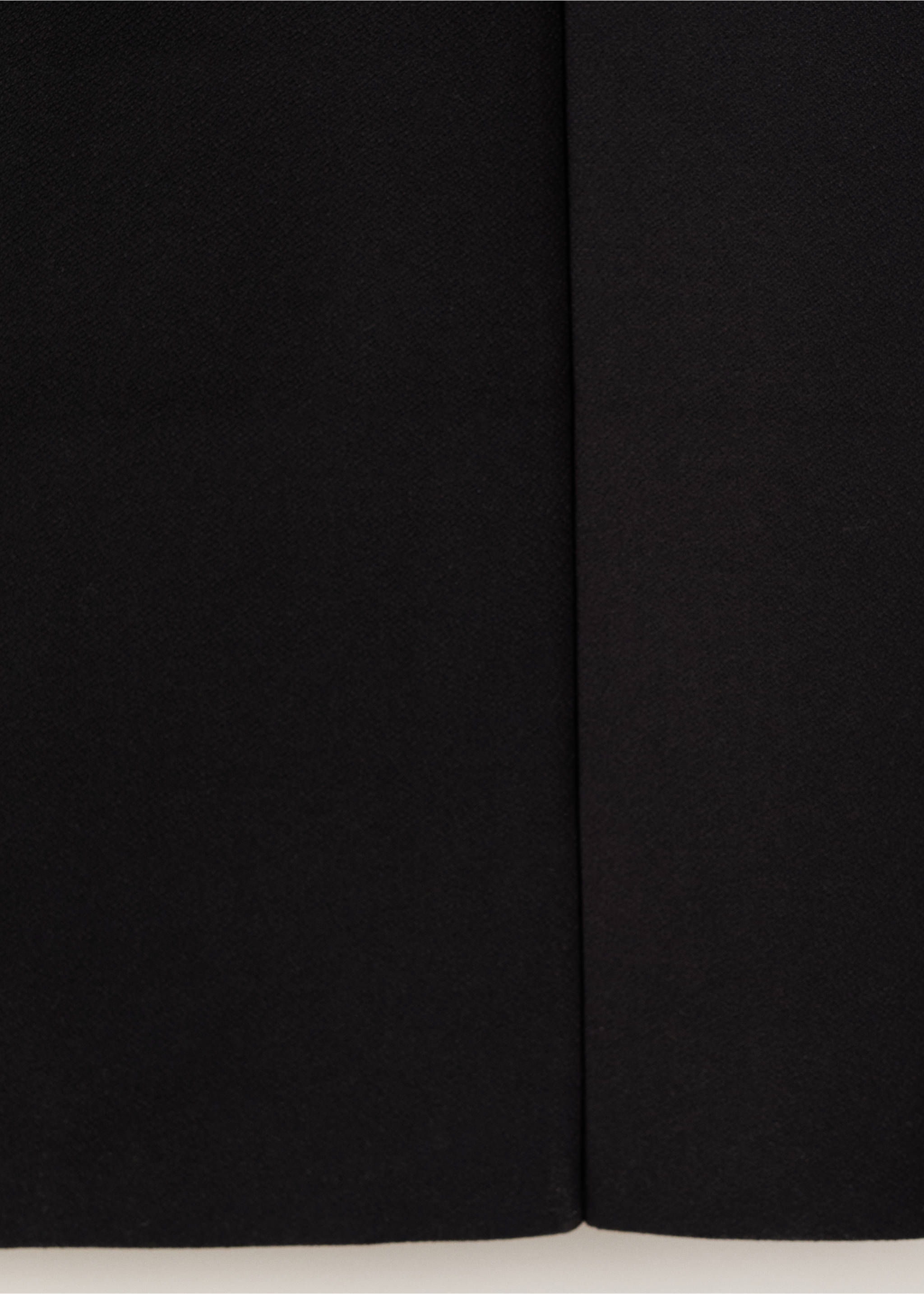 V-neckline fitted dress - Details of the article 0, Black. Ref: 27097140-00.