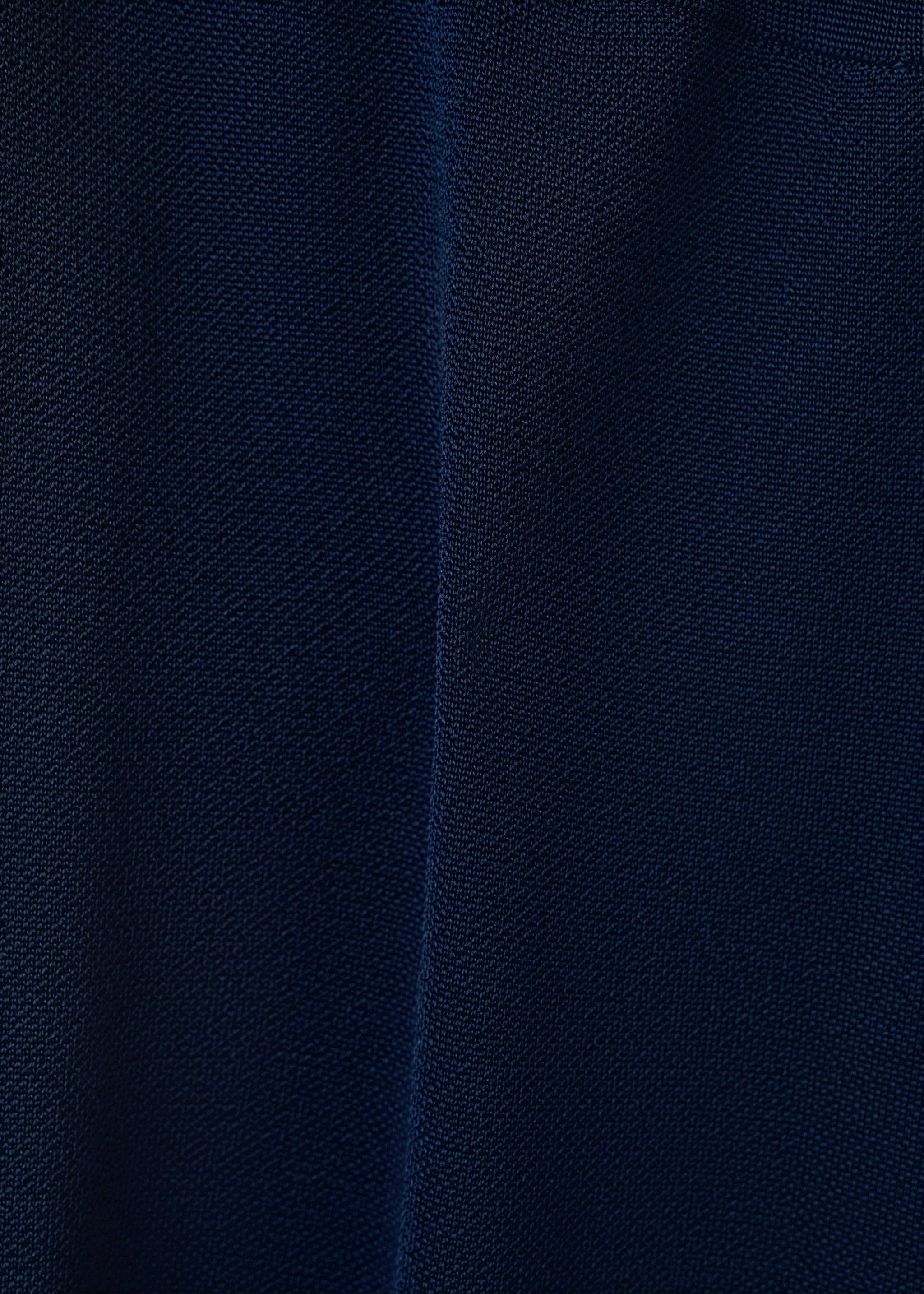 Pantalón punto wide leg - Detalle del artículo 8, Azul marino. Ref: 27097144-00.