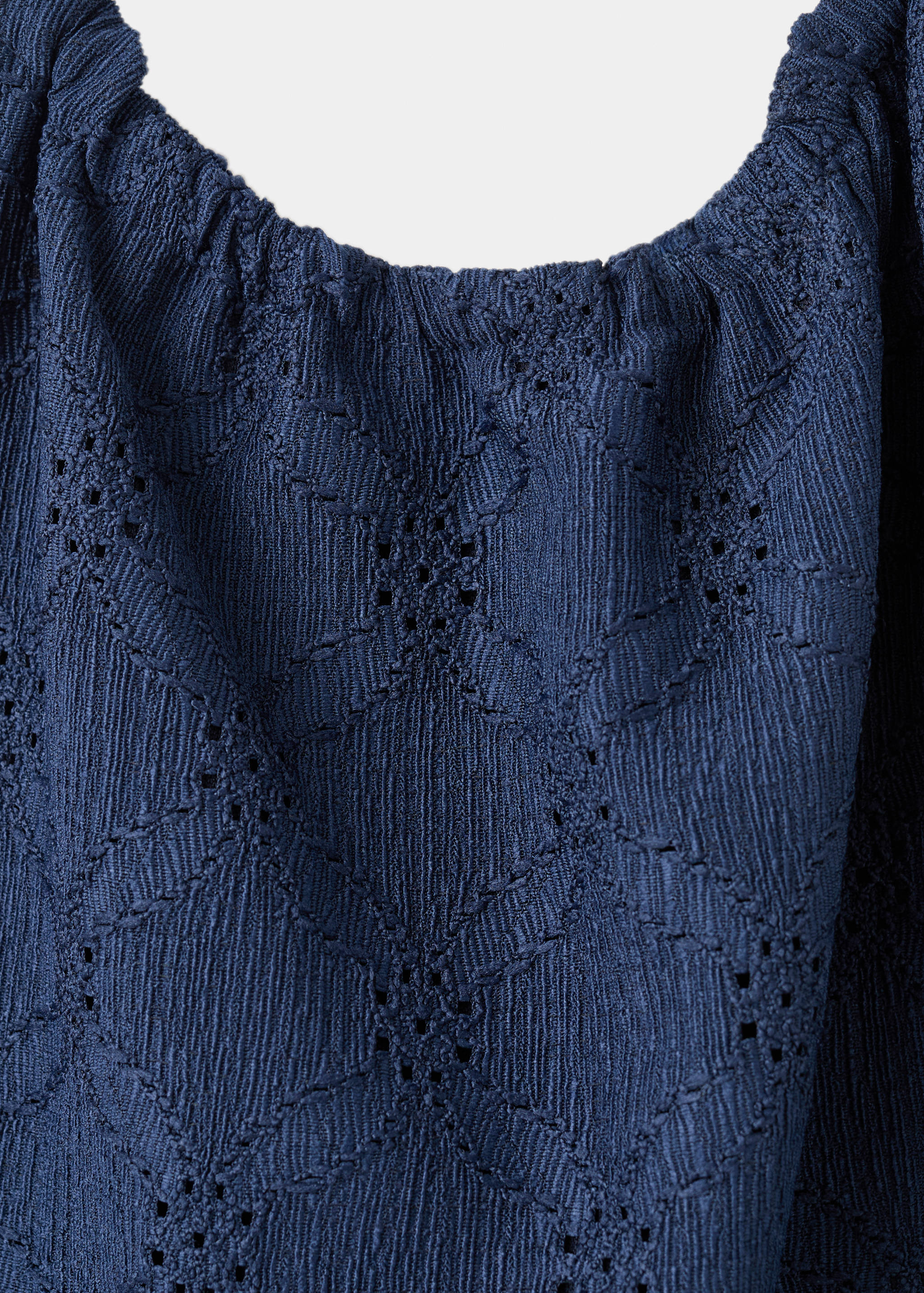 Embroidered halter-neck dress - Details of the article 8