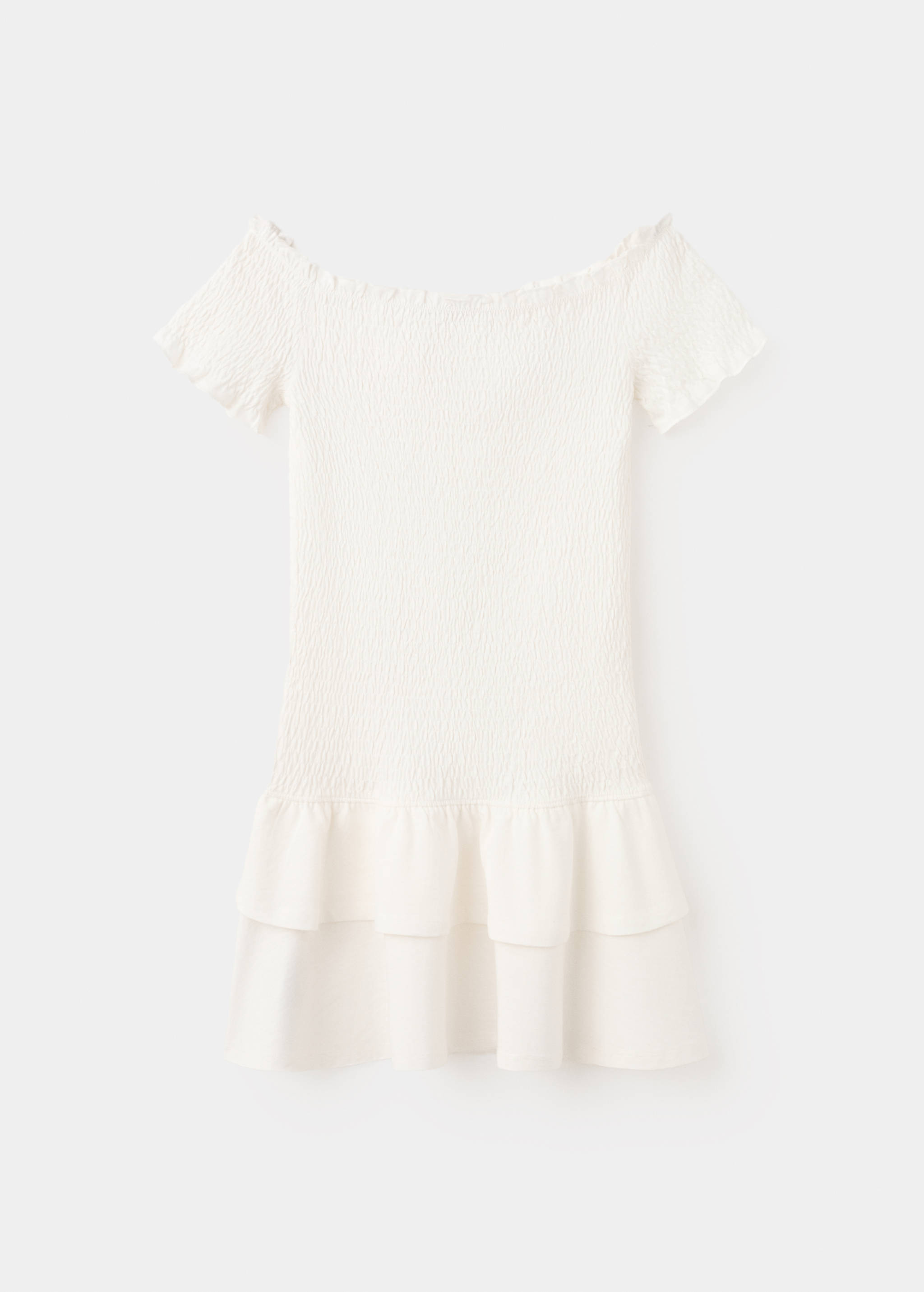 Vestido palabra de honor fruncido - Artículo sin modelo