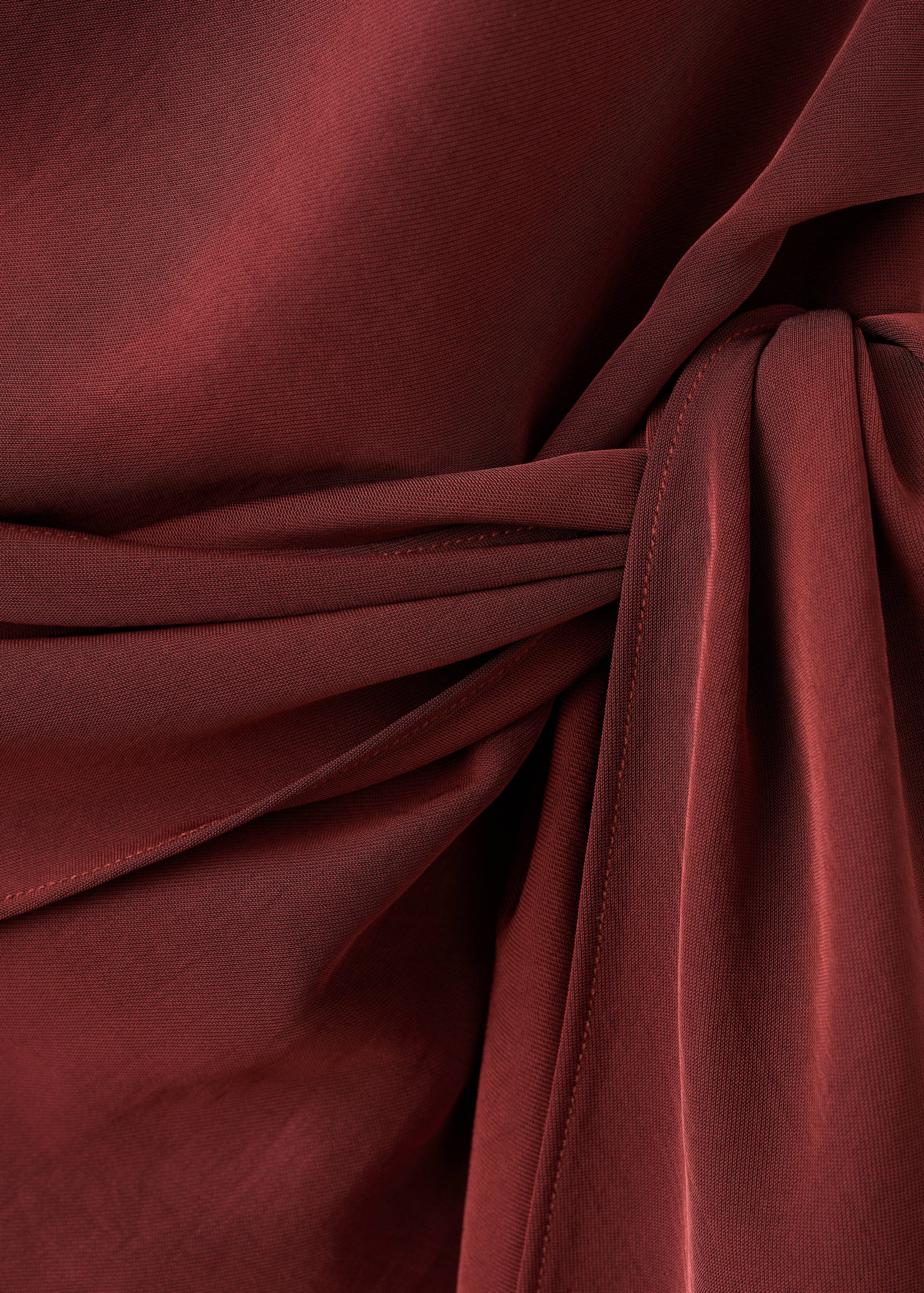 Asymmetrical jumpsuit with bow - Details of the article 8