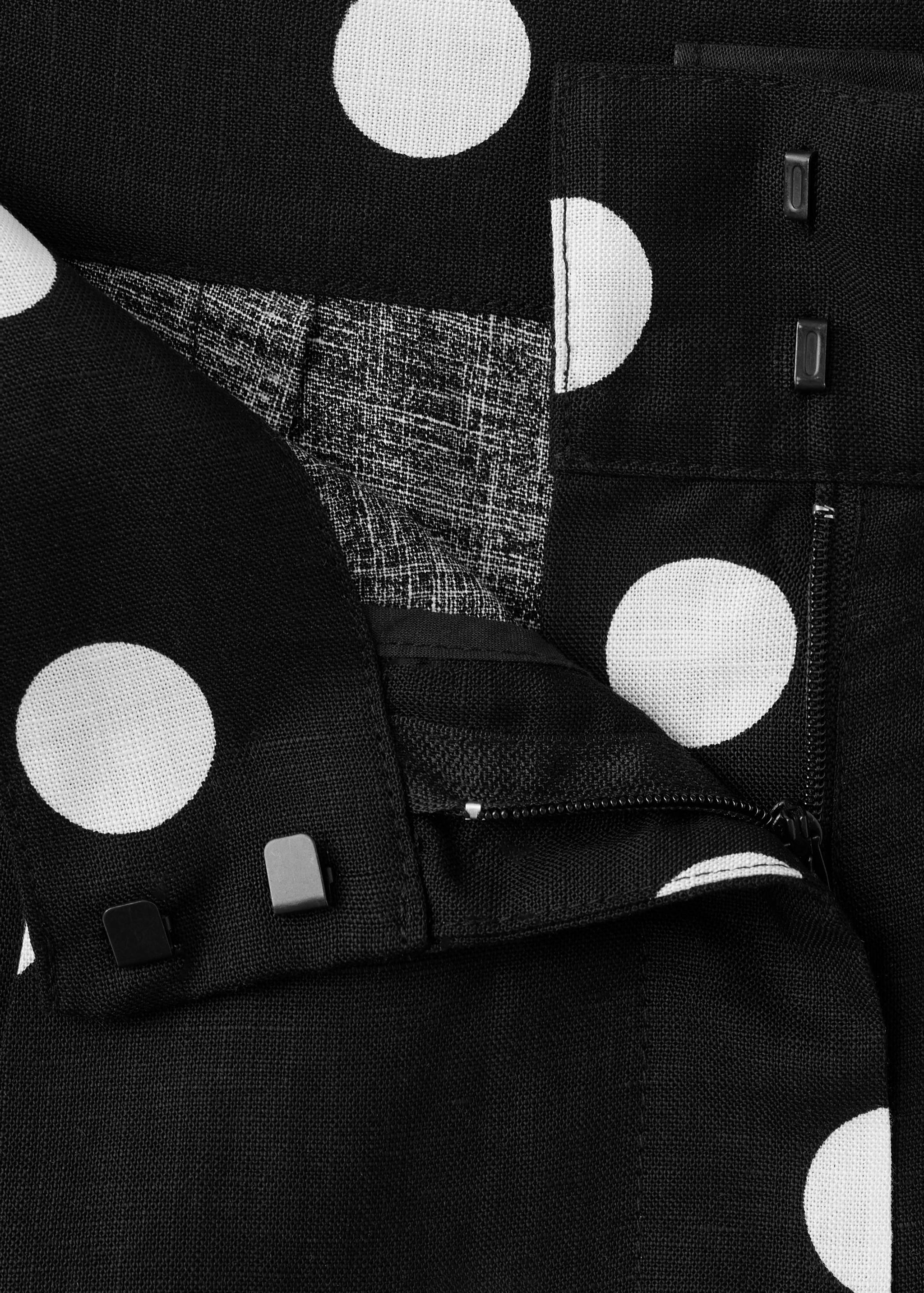 Shorts en lyocell à pois - Détail de l'article 0