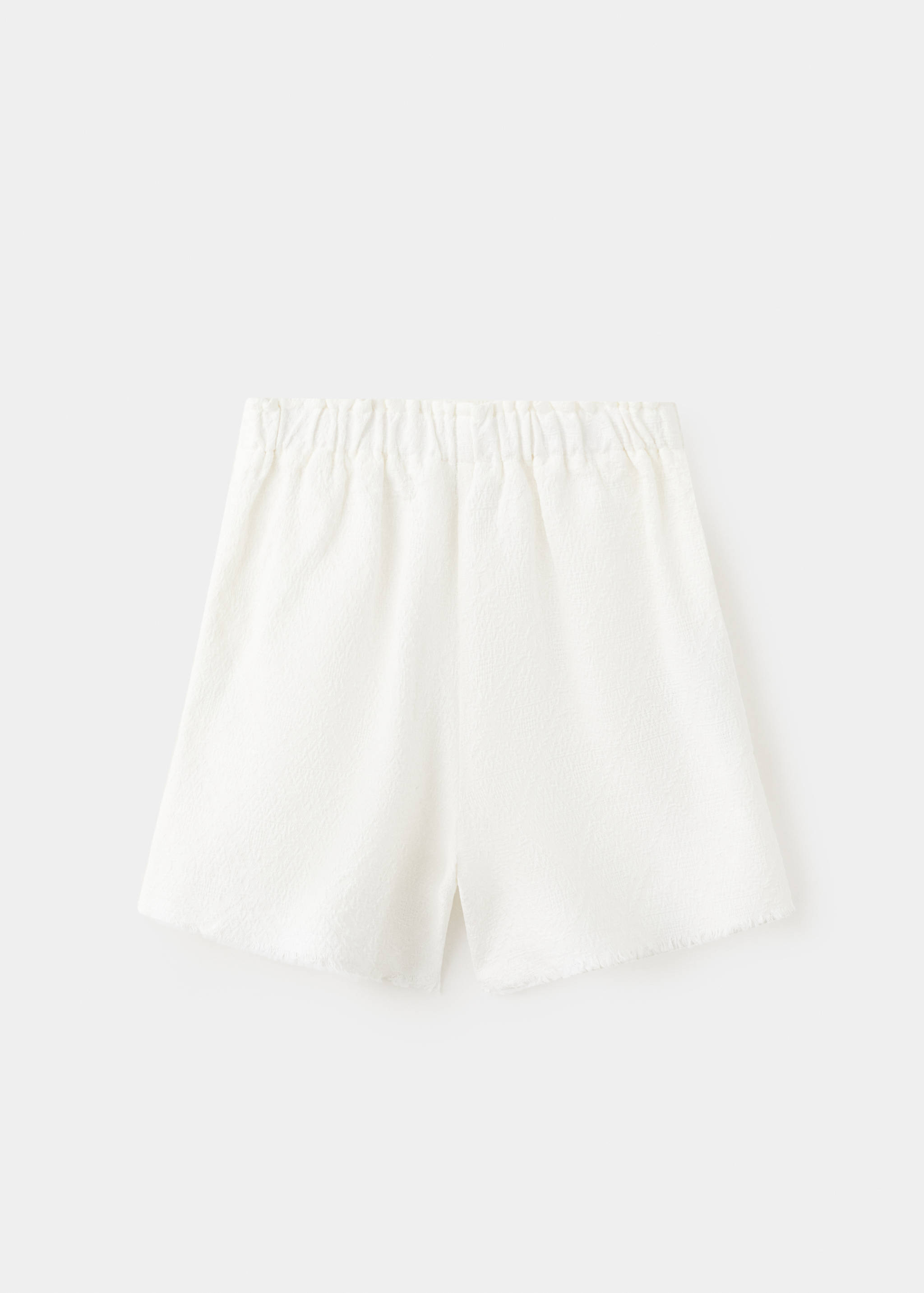 Tweed shorts - Reverse of the article