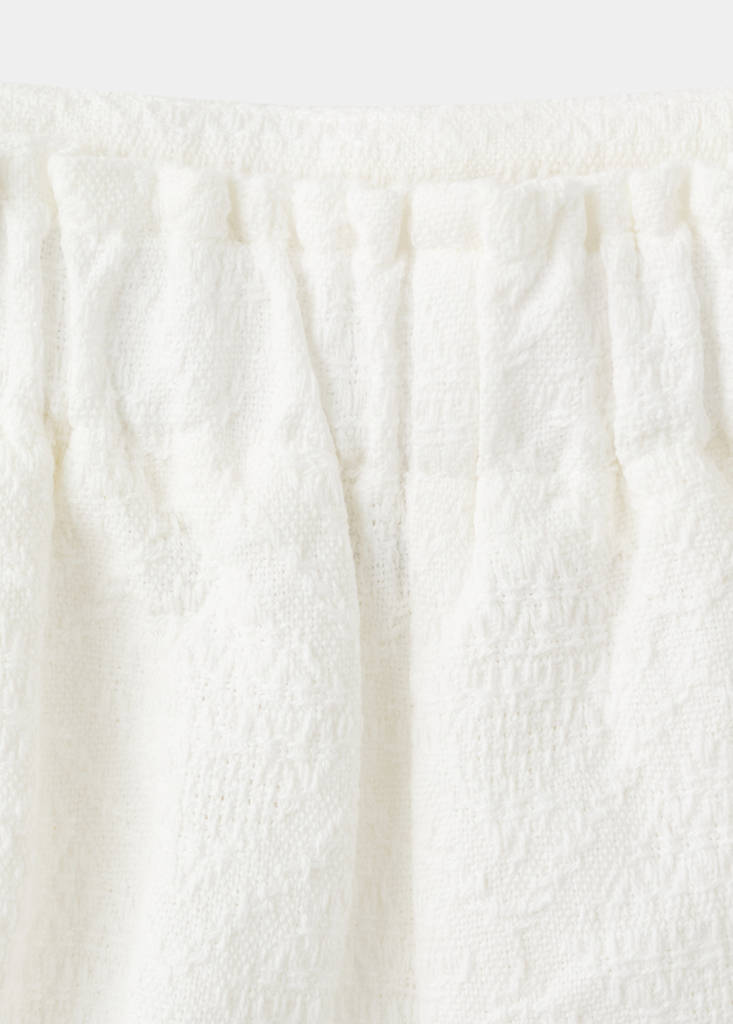 Tweed shorts — White