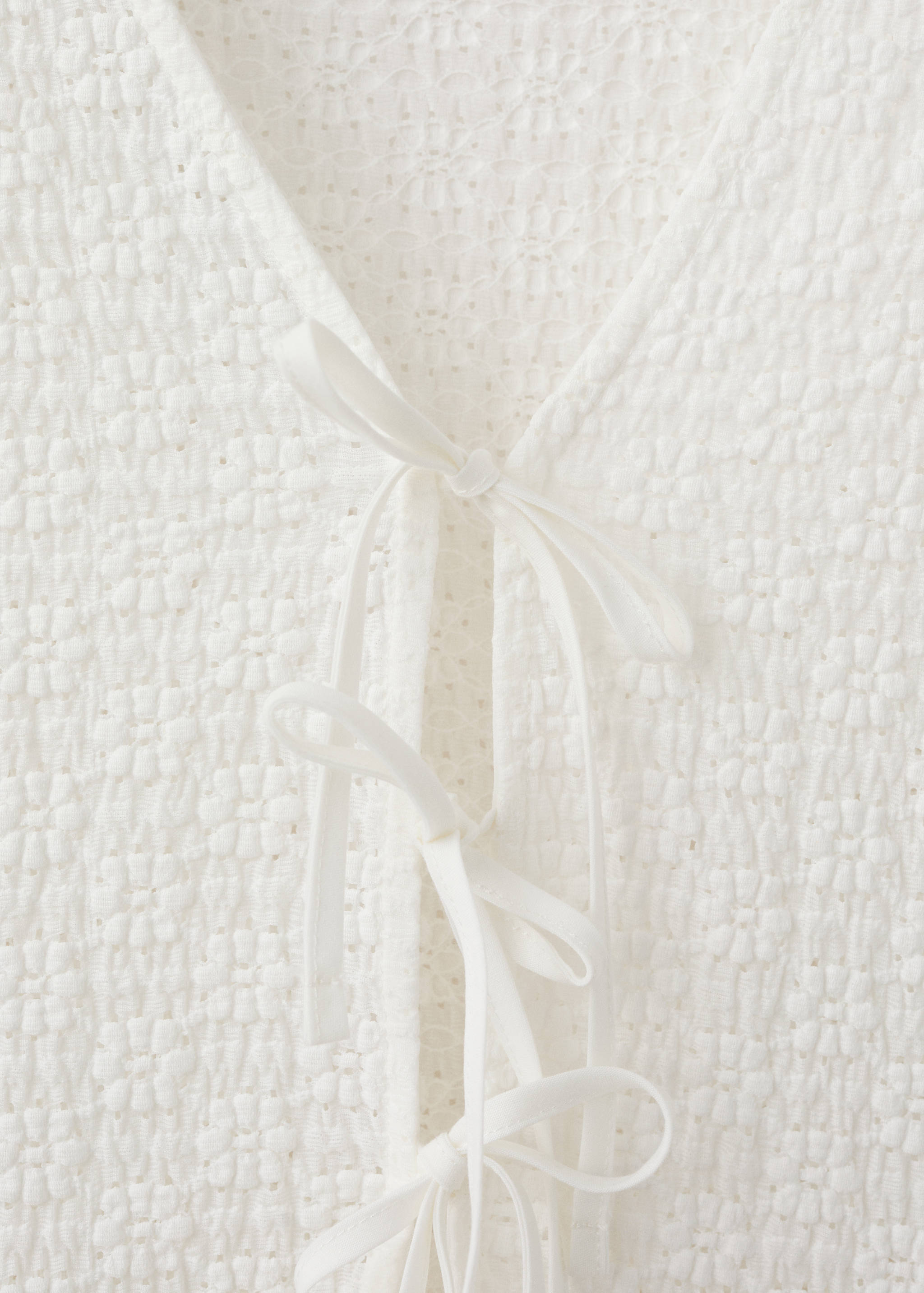 Bows floral embroidery blouse - Details of the article 8