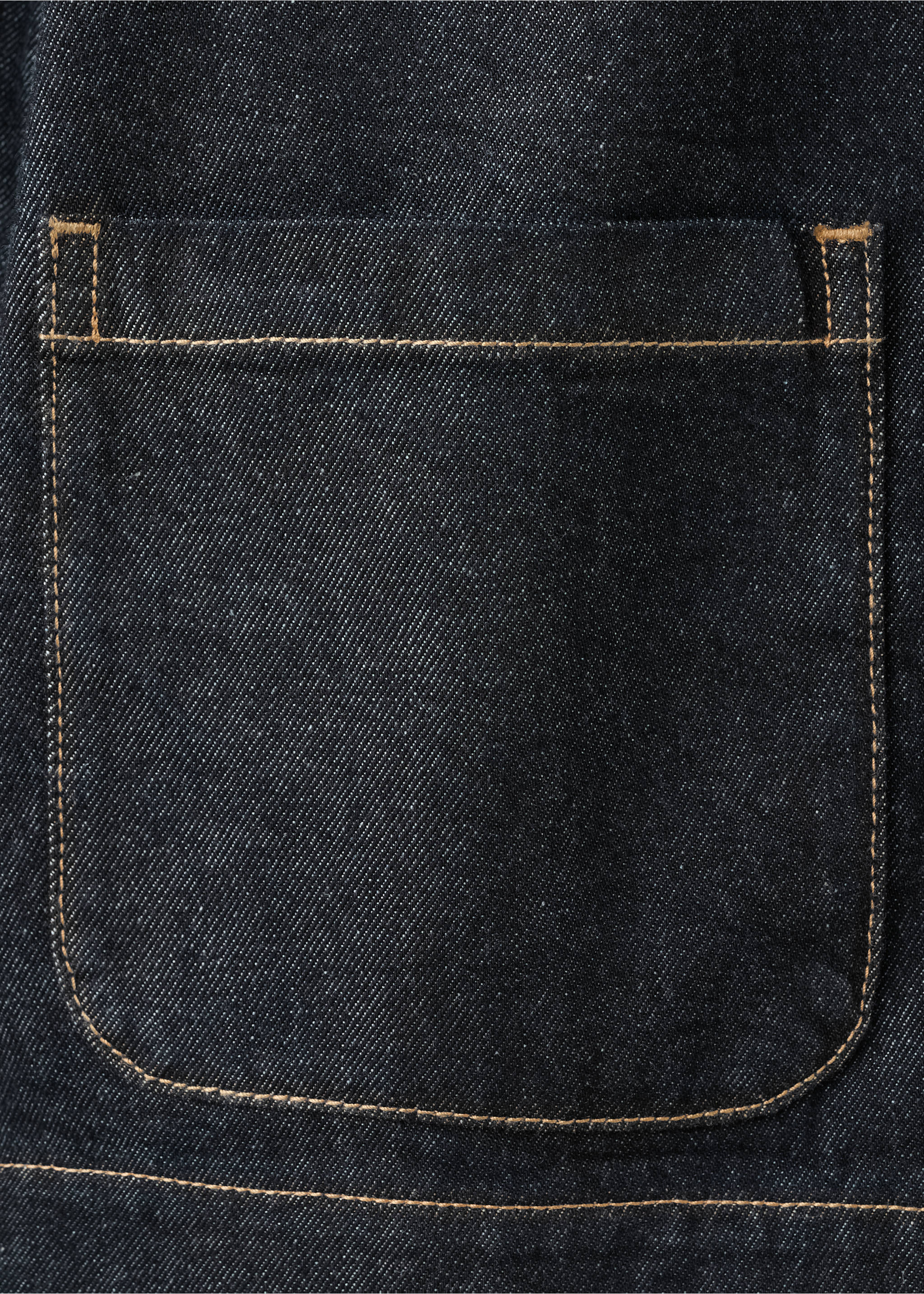 Denim jacket with pockets - Details of the article 8, Open Blue. Ref: 27097155-00.