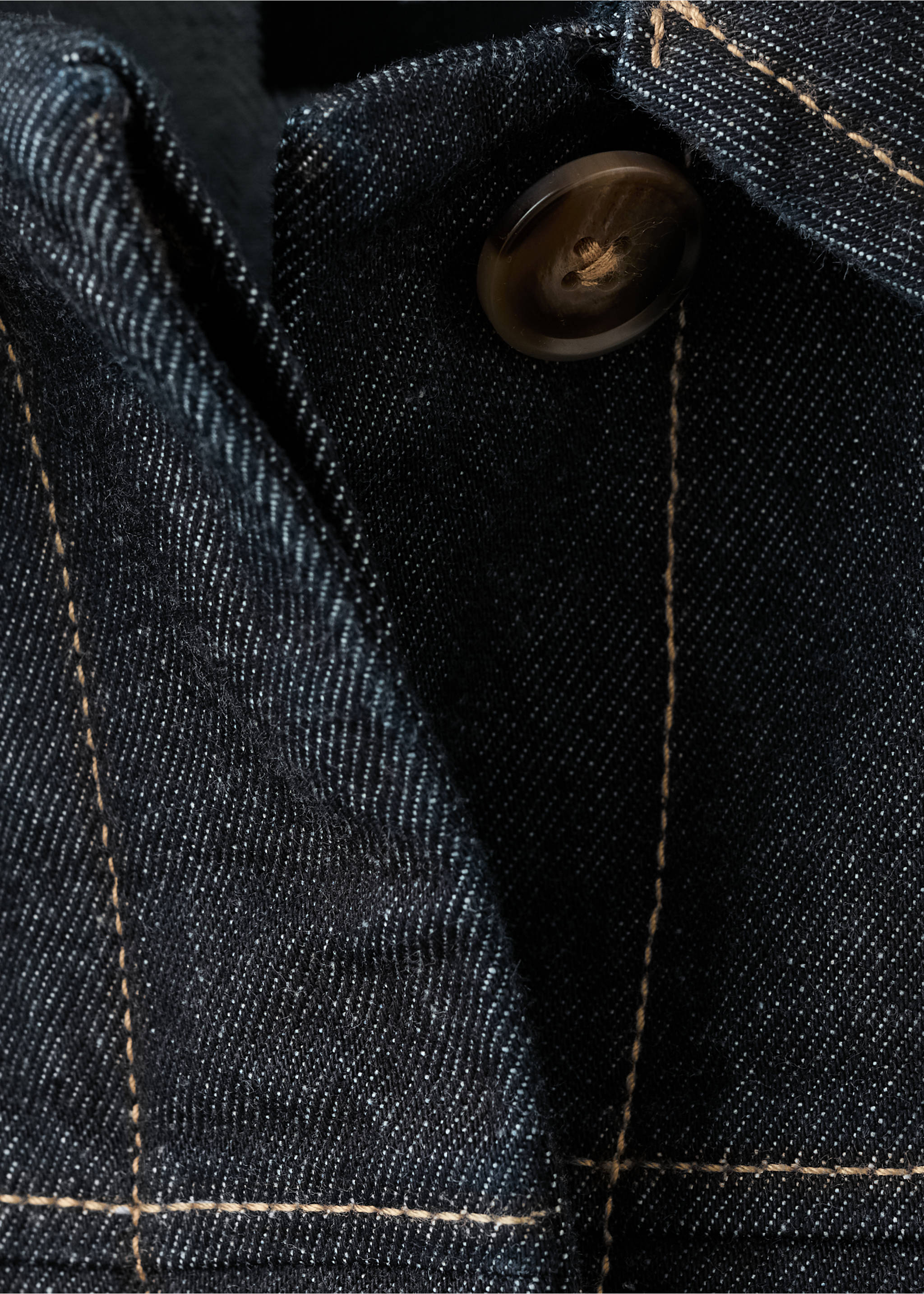 Chaqueta denim bolsillos - Detalle del artículo 0, Azul. Ref: 27097155-00.