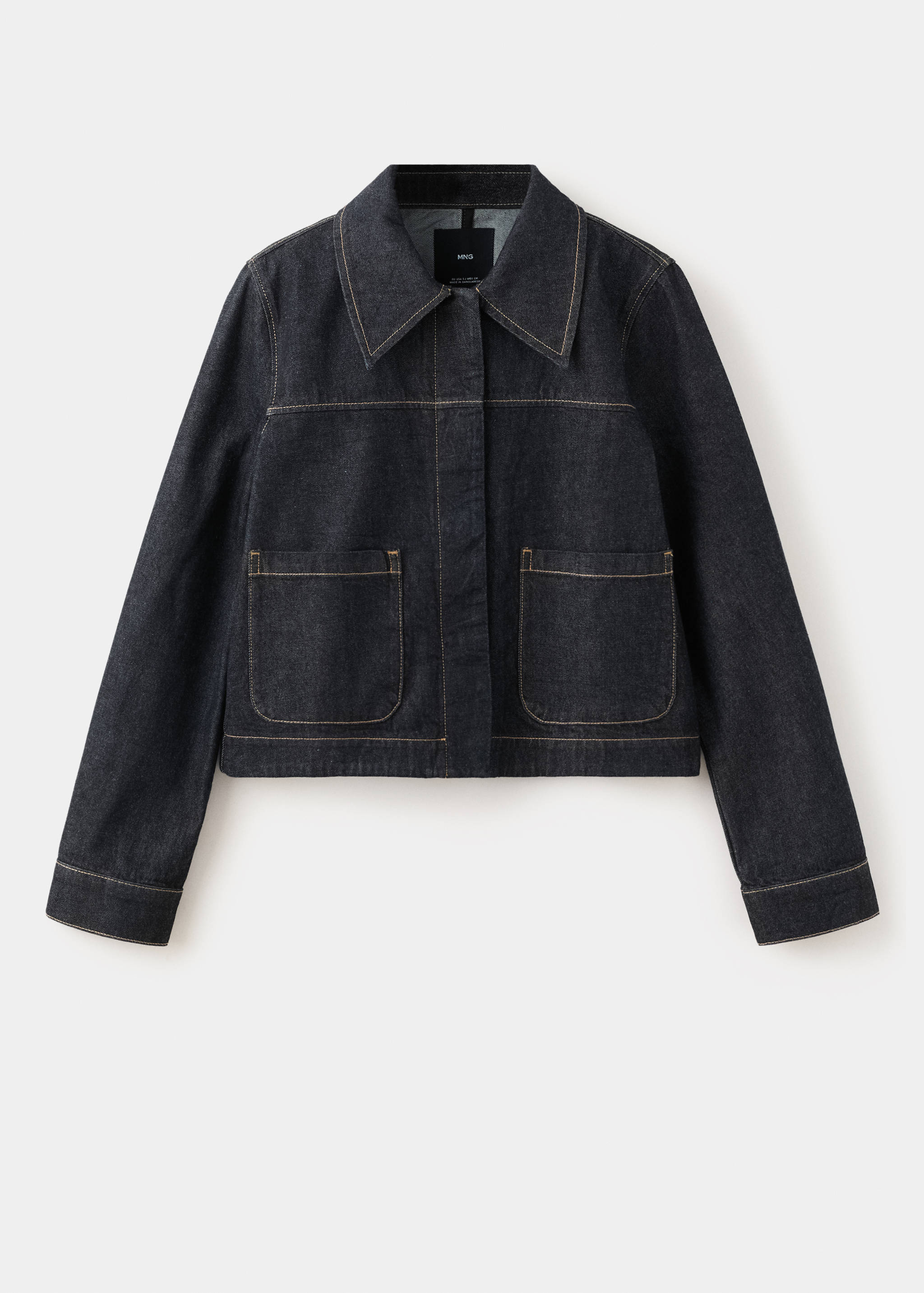 Denim jacket with pockets - Article without model