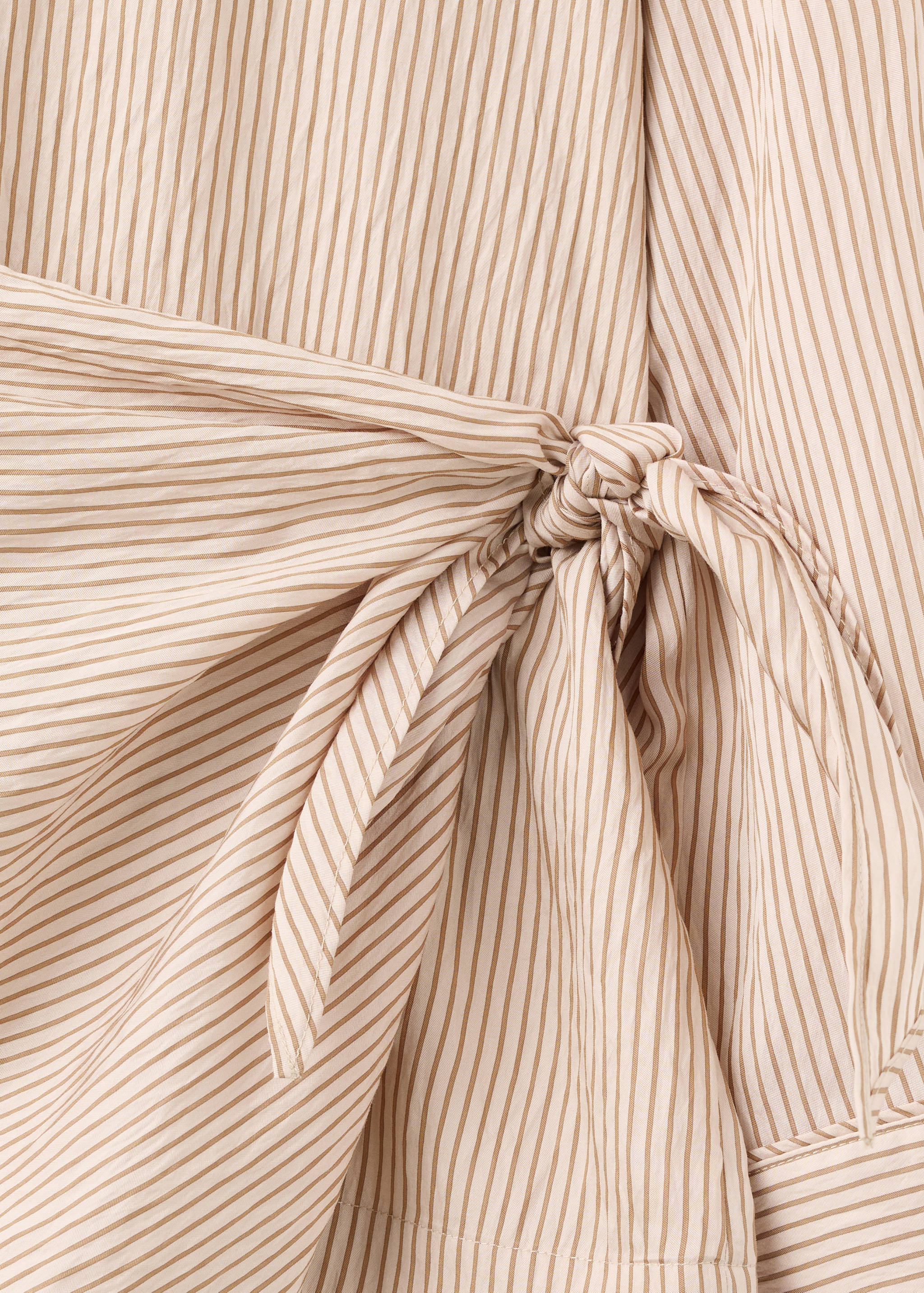 Knot stripped blouse - Details of the article 8