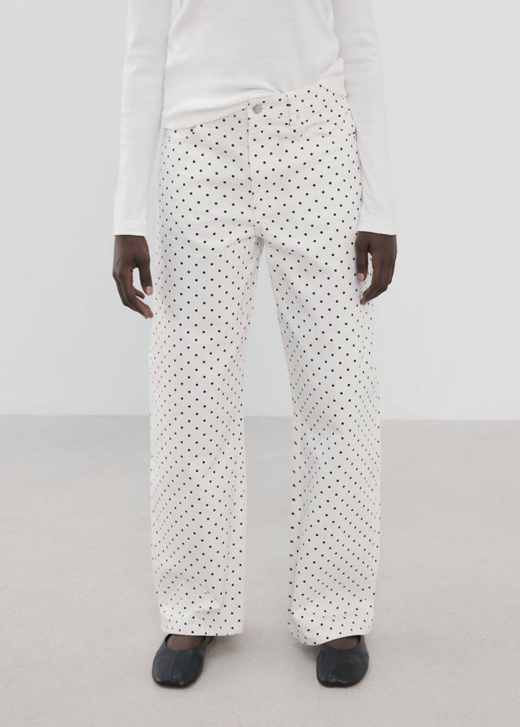 Polka dot balloon jeans