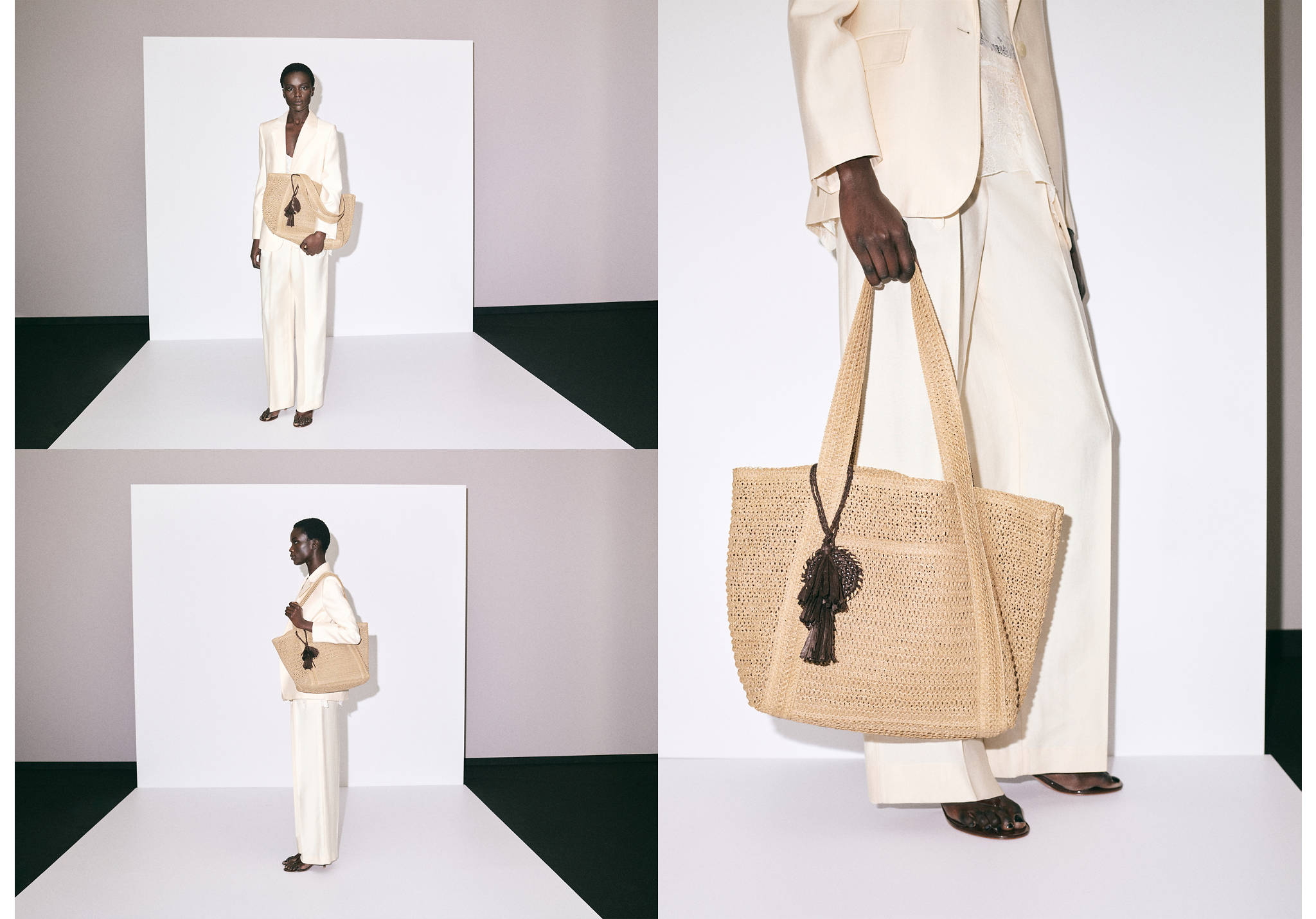 Natural fibre tote bag - Panoramic plane