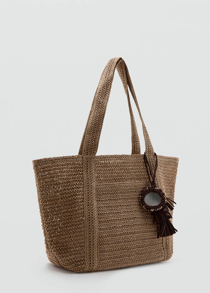 Natural fibre tote bag — Beige