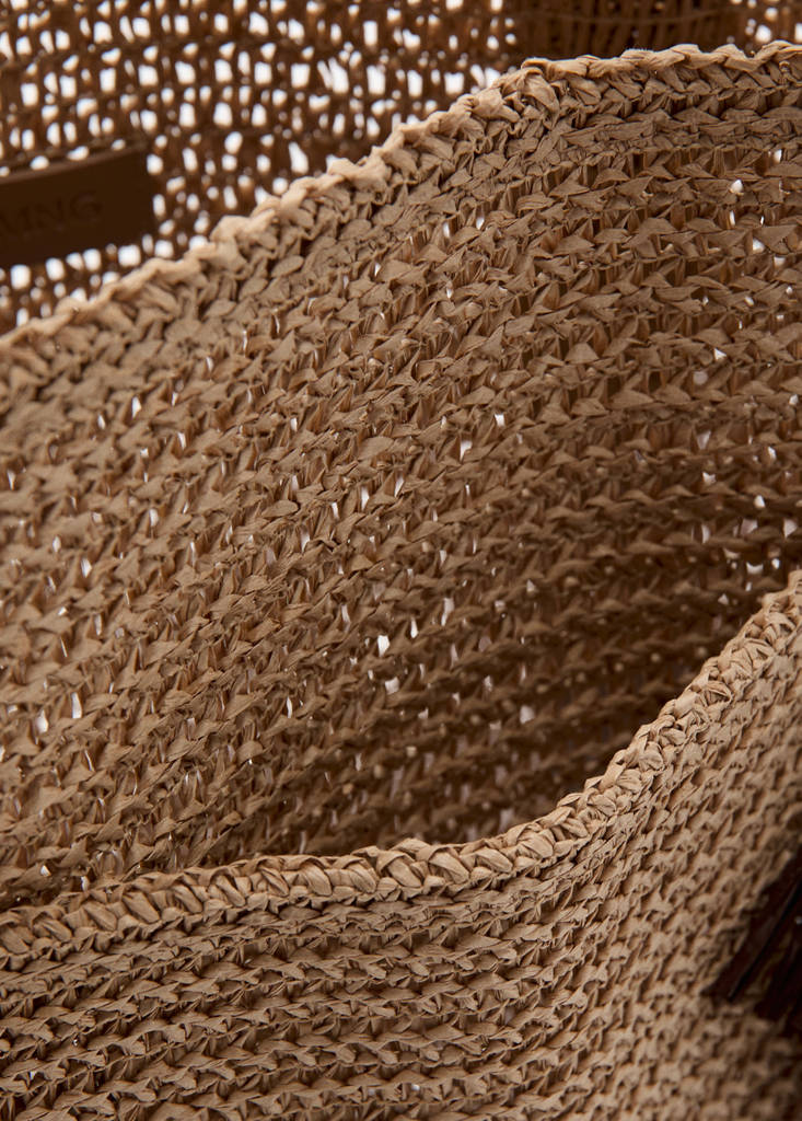 Natural fibre tote bag — Beige