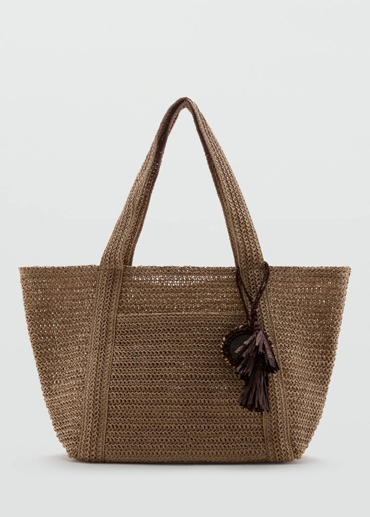 Natural fibre tote bag — Beige