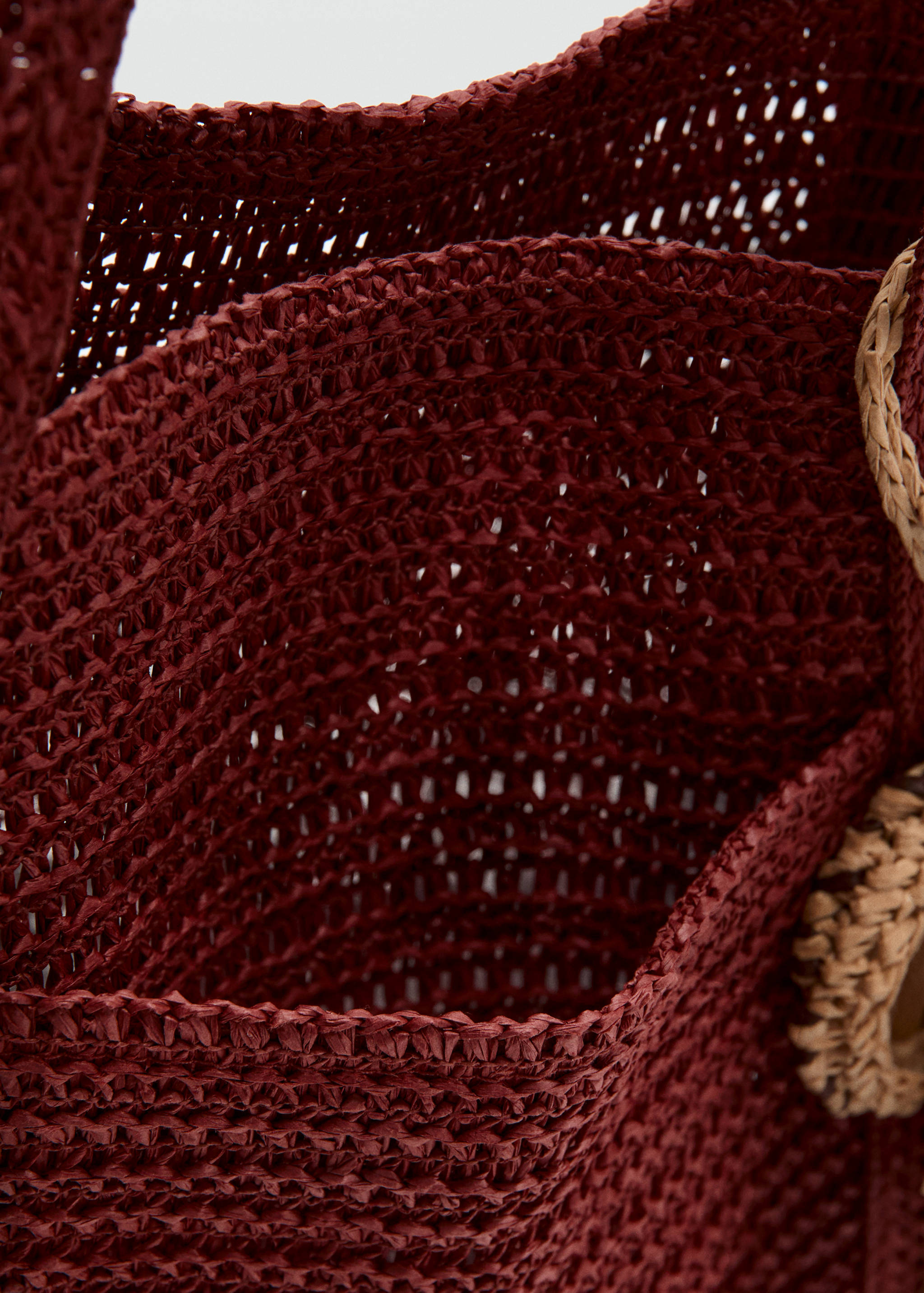 Bossa tote fibra natural - Detall de l'article 2