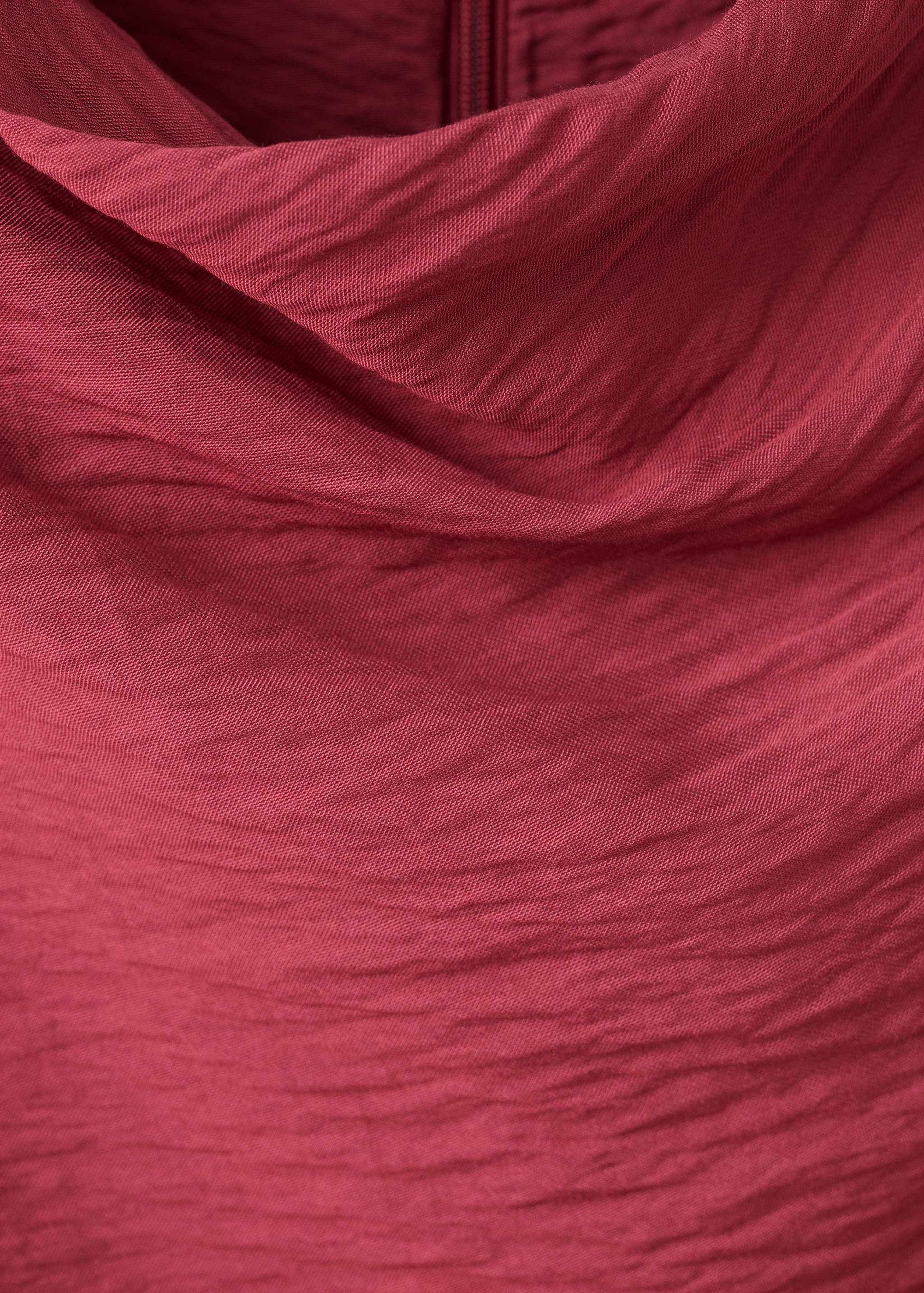 Asymmetrical draped short dress - Details of the article 8