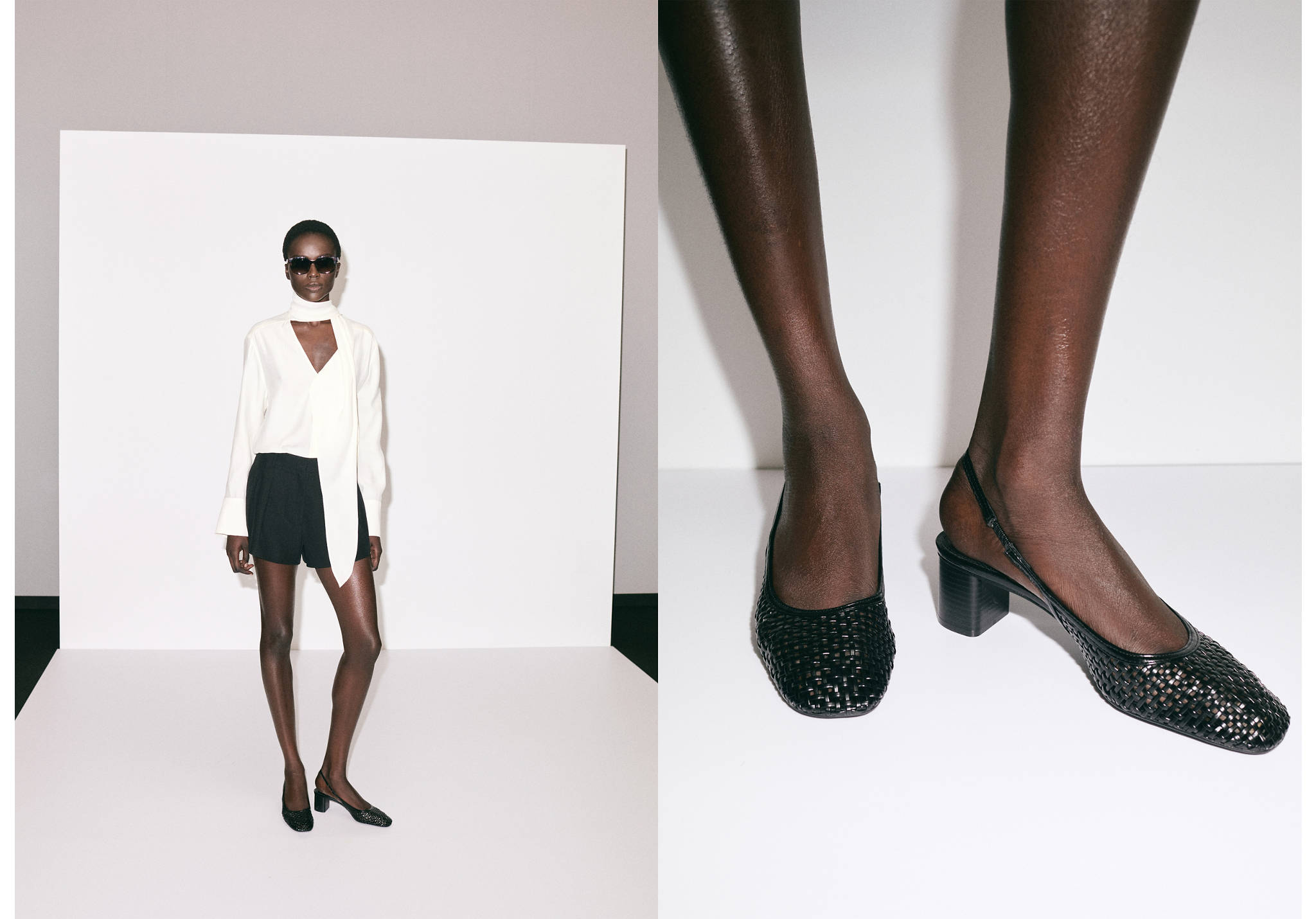 Braided heel shoes - Panoramic plane