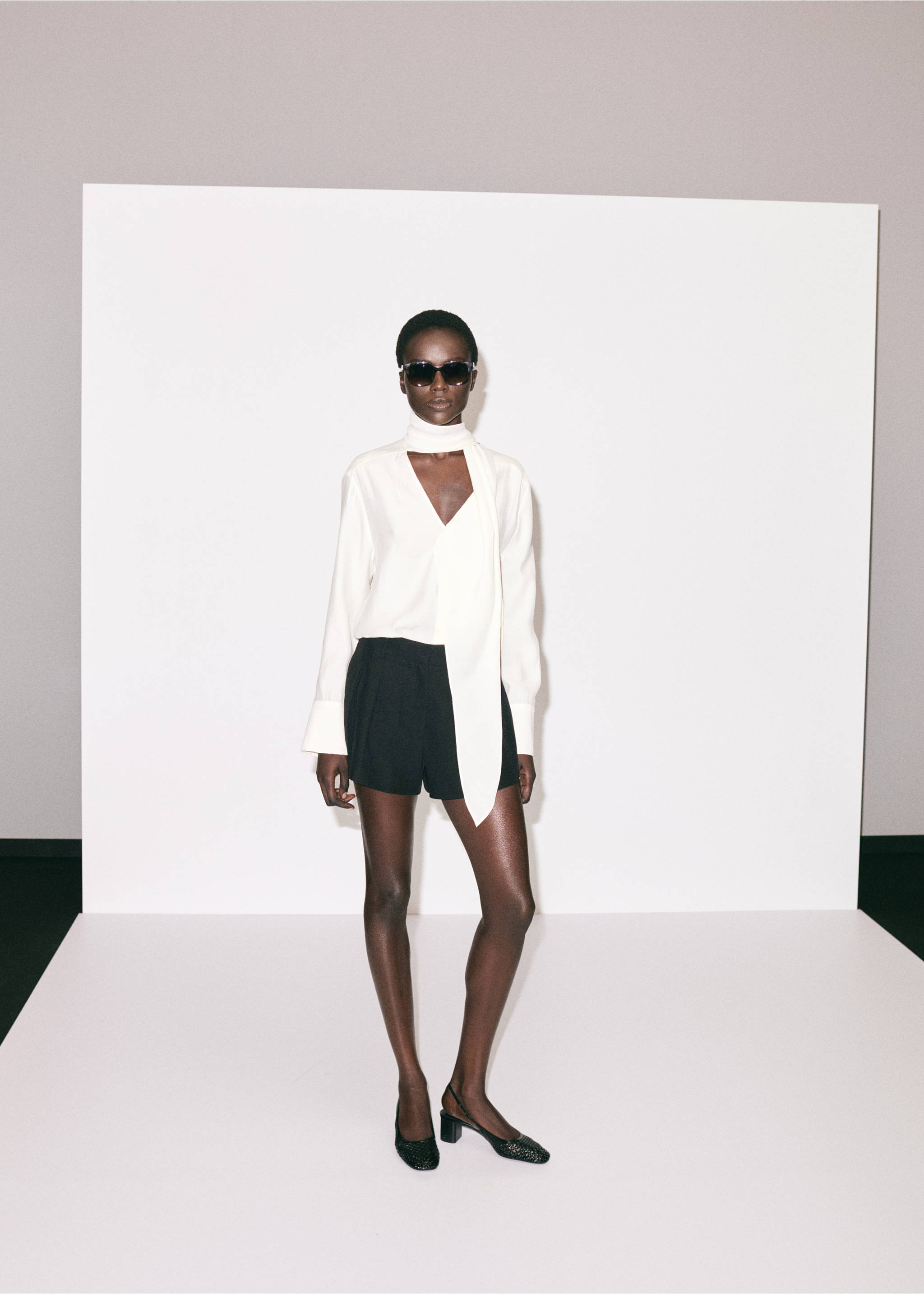 Zapato trenzado tacón - Plano general, Negro. Ref: 27097776-00.