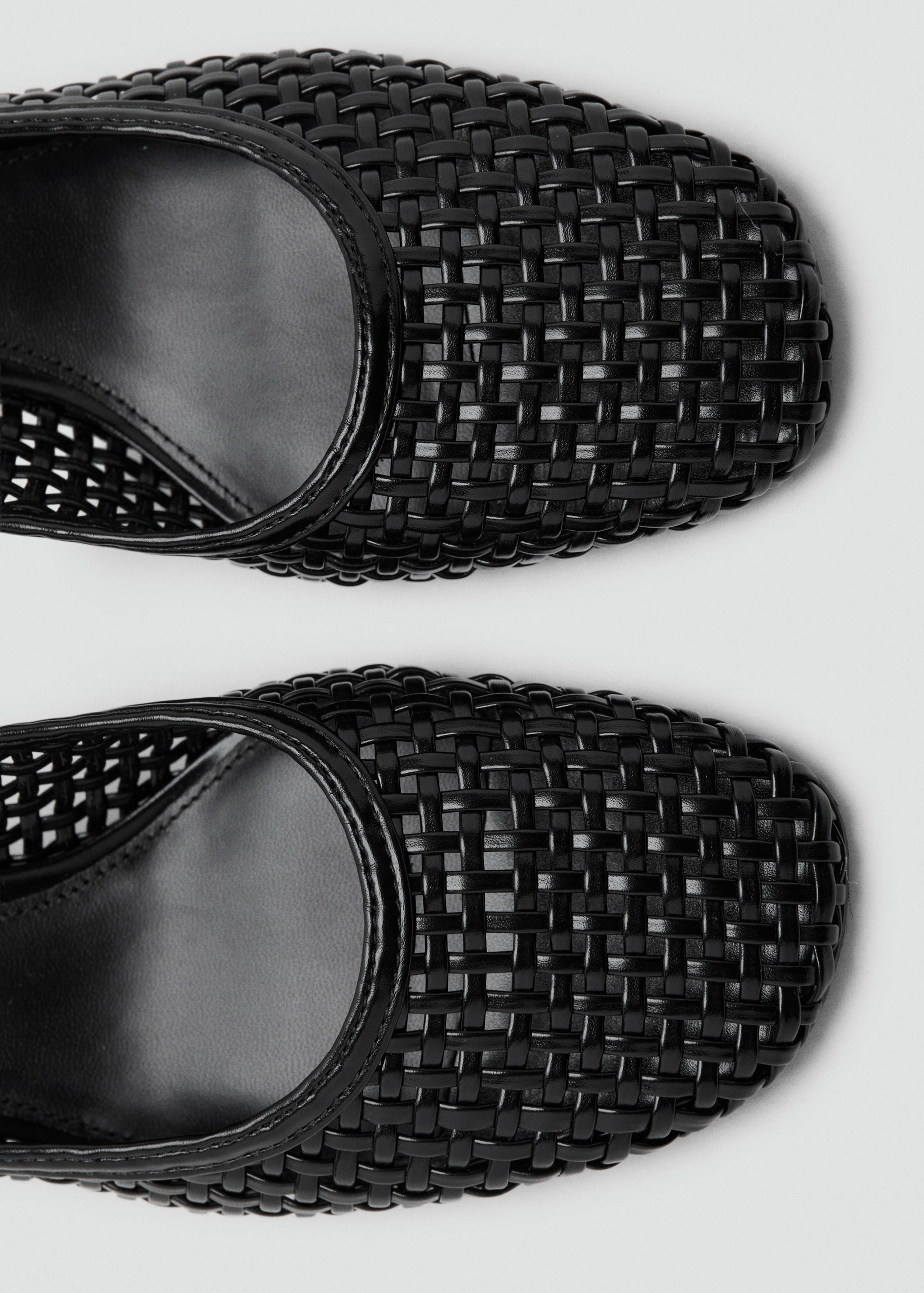 Плетеные туфли на каблуке - Деталь изделия 2