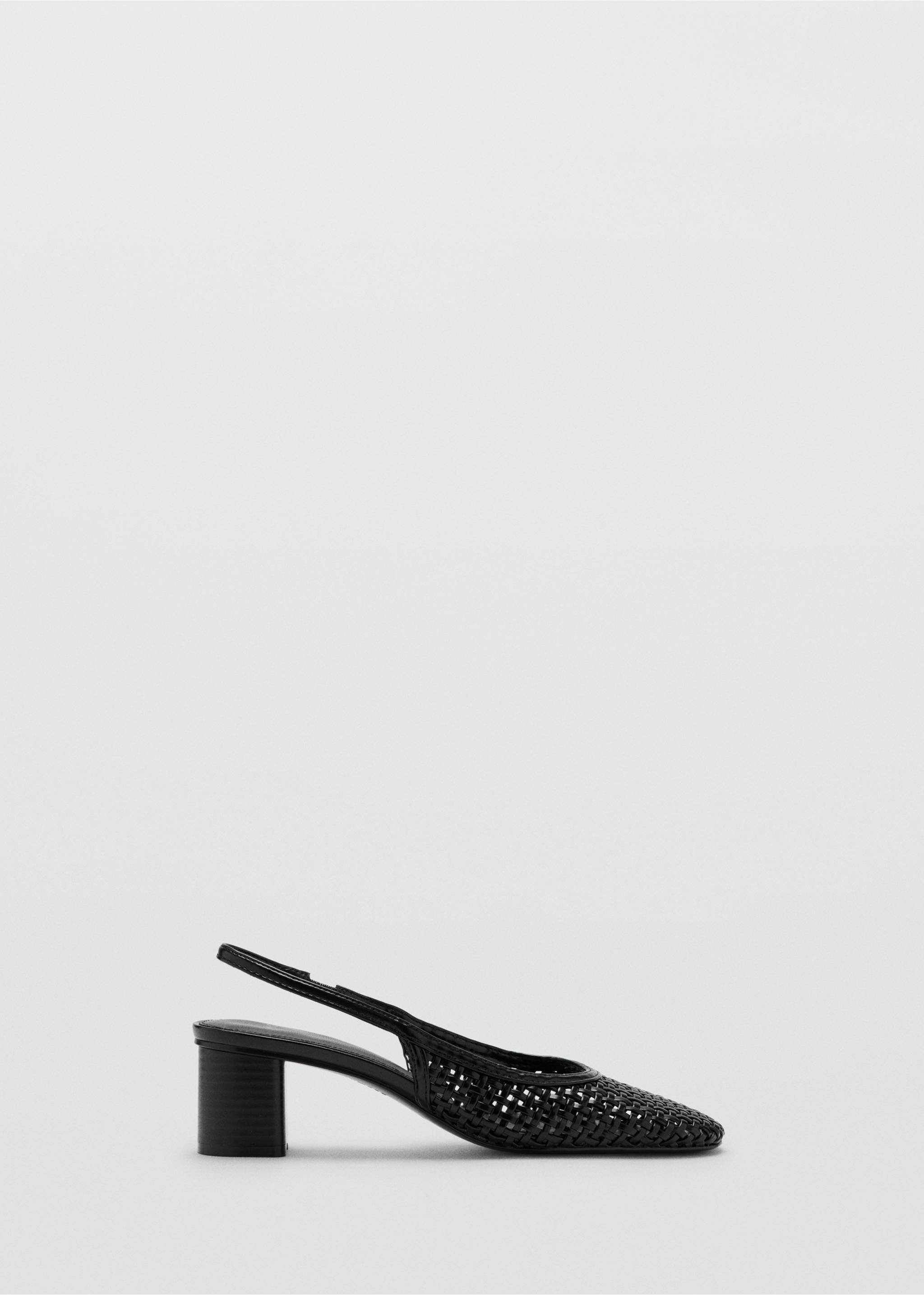 Braided heel shoes - Article without model, Black. Ref: 27097776-00.
