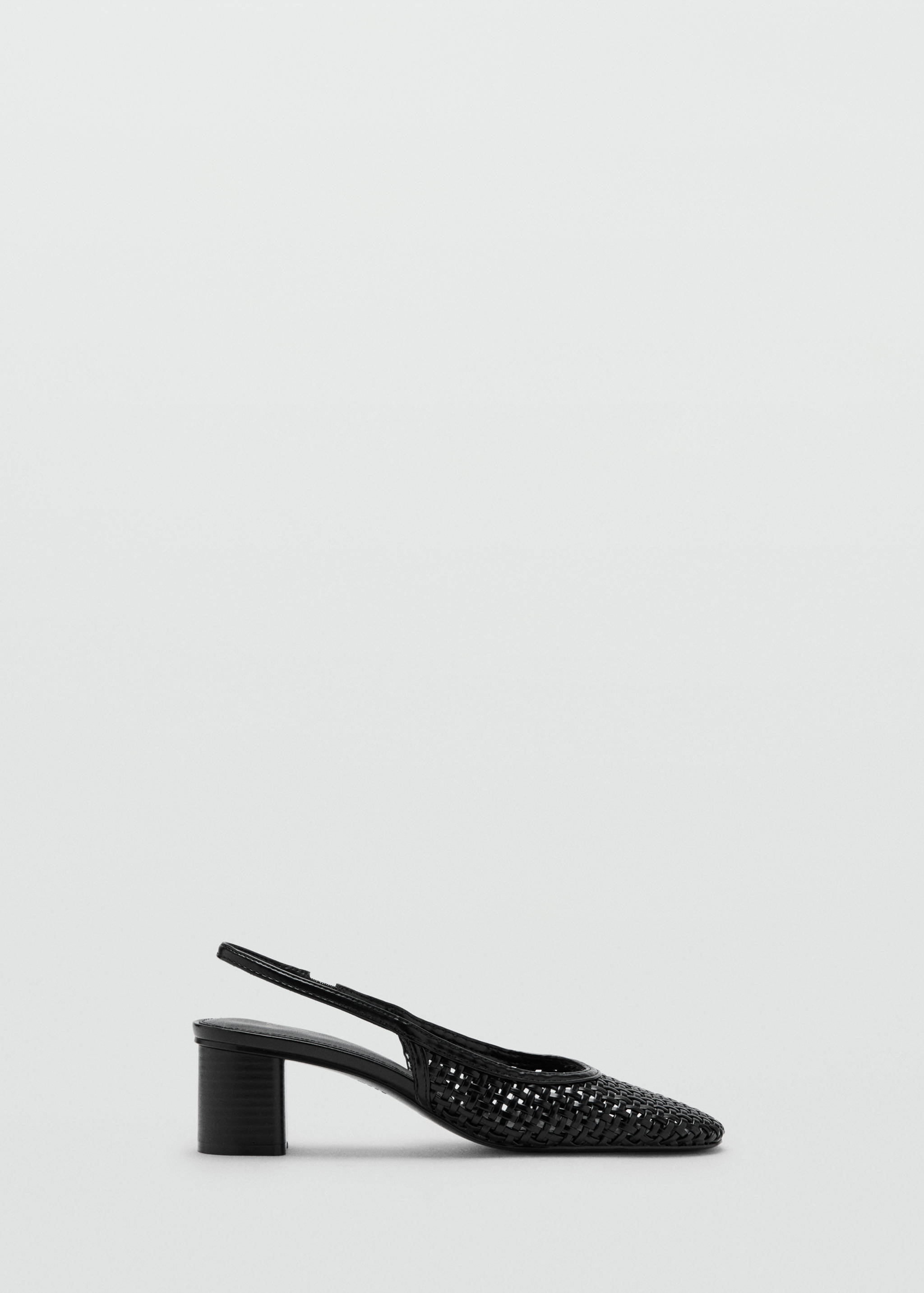 Braided heel shoes - Article without model