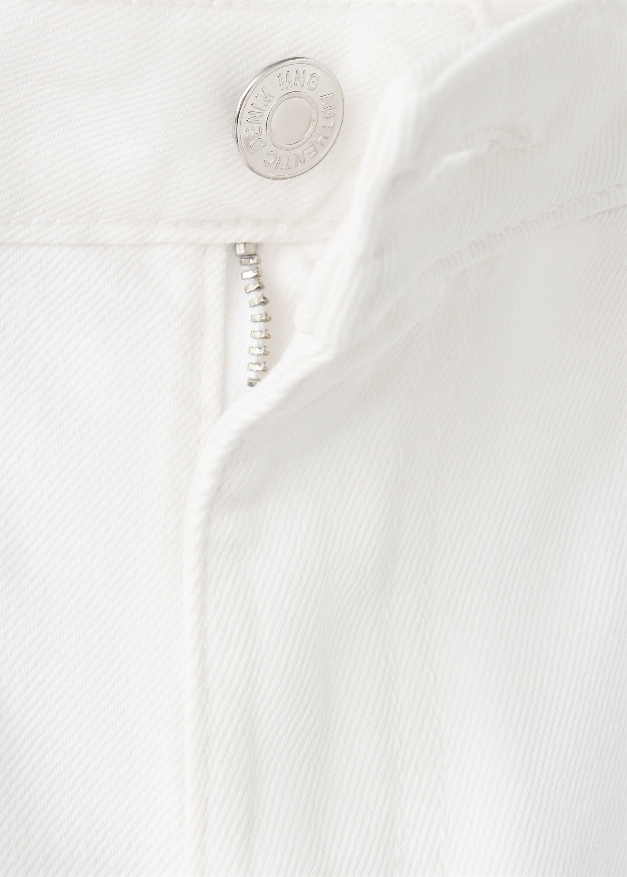 Embroidered cutwork wide-leg jeans - Details of the article 8