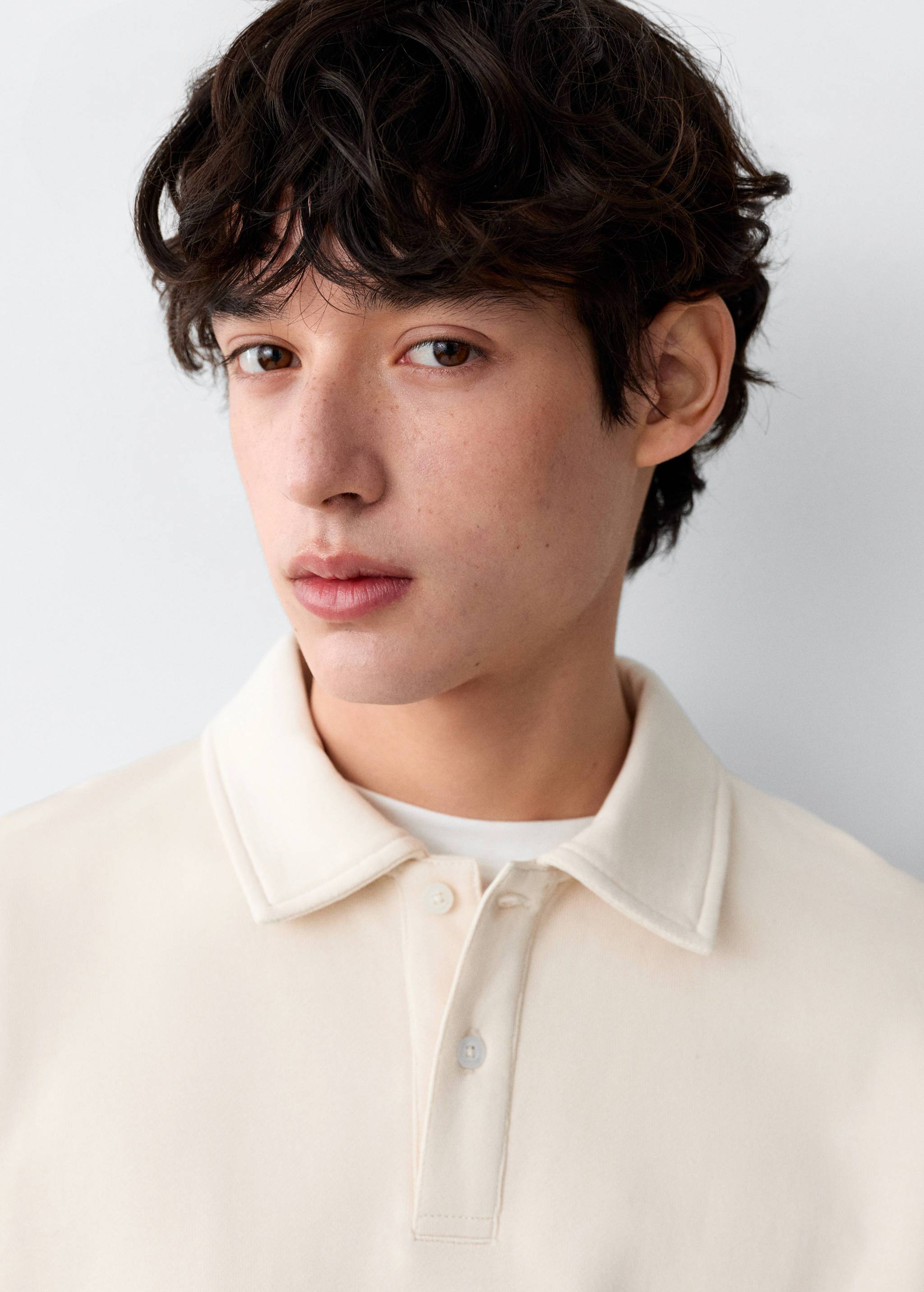 Polo-neck sweatshirt - Details of the article 1