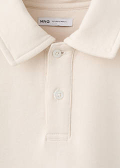 Polo-neck sweatshirt — Beige 6