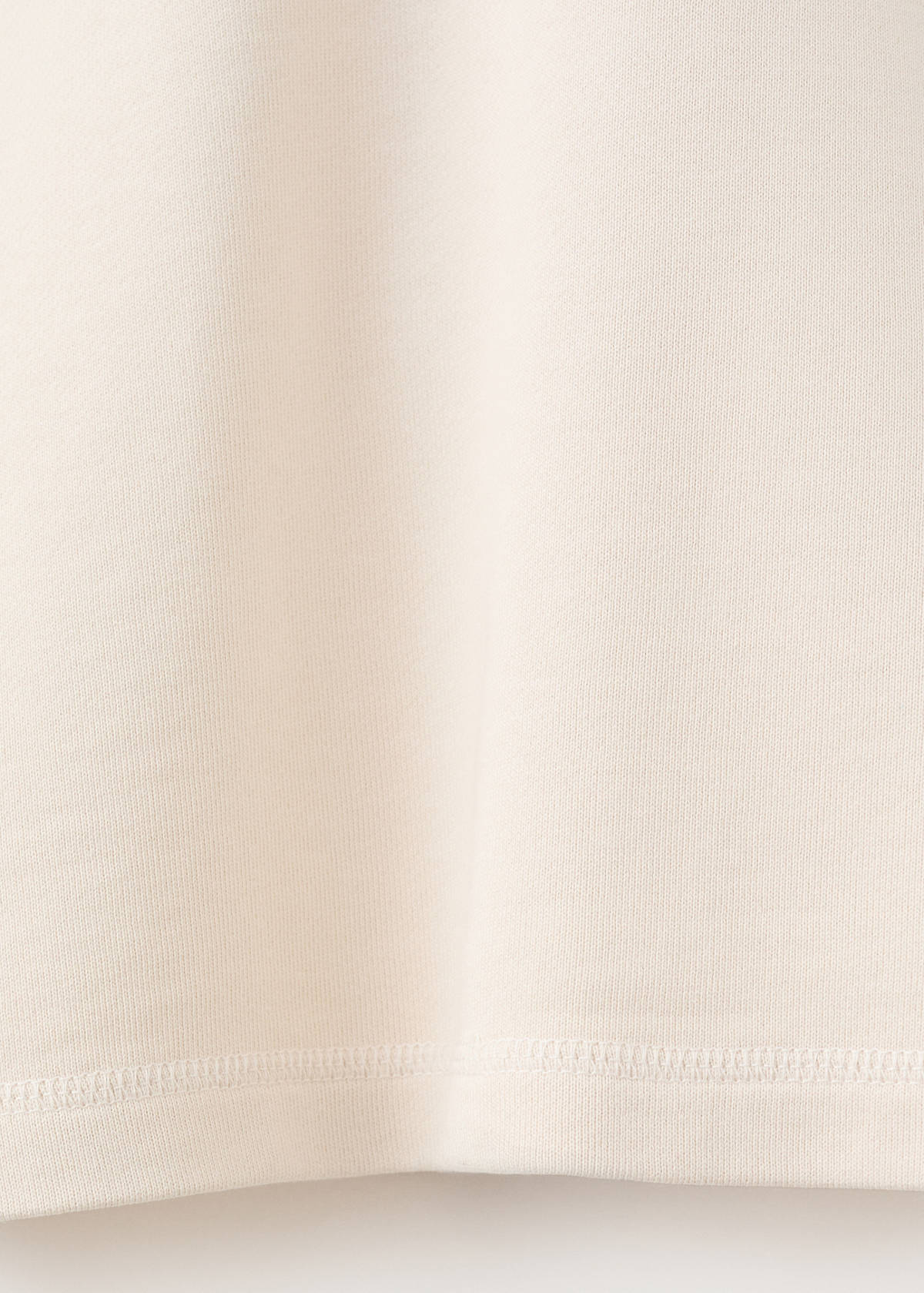 Polo-neck sweatshirt — Beige