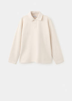 Polo-neck sweatshirt — Beige 3