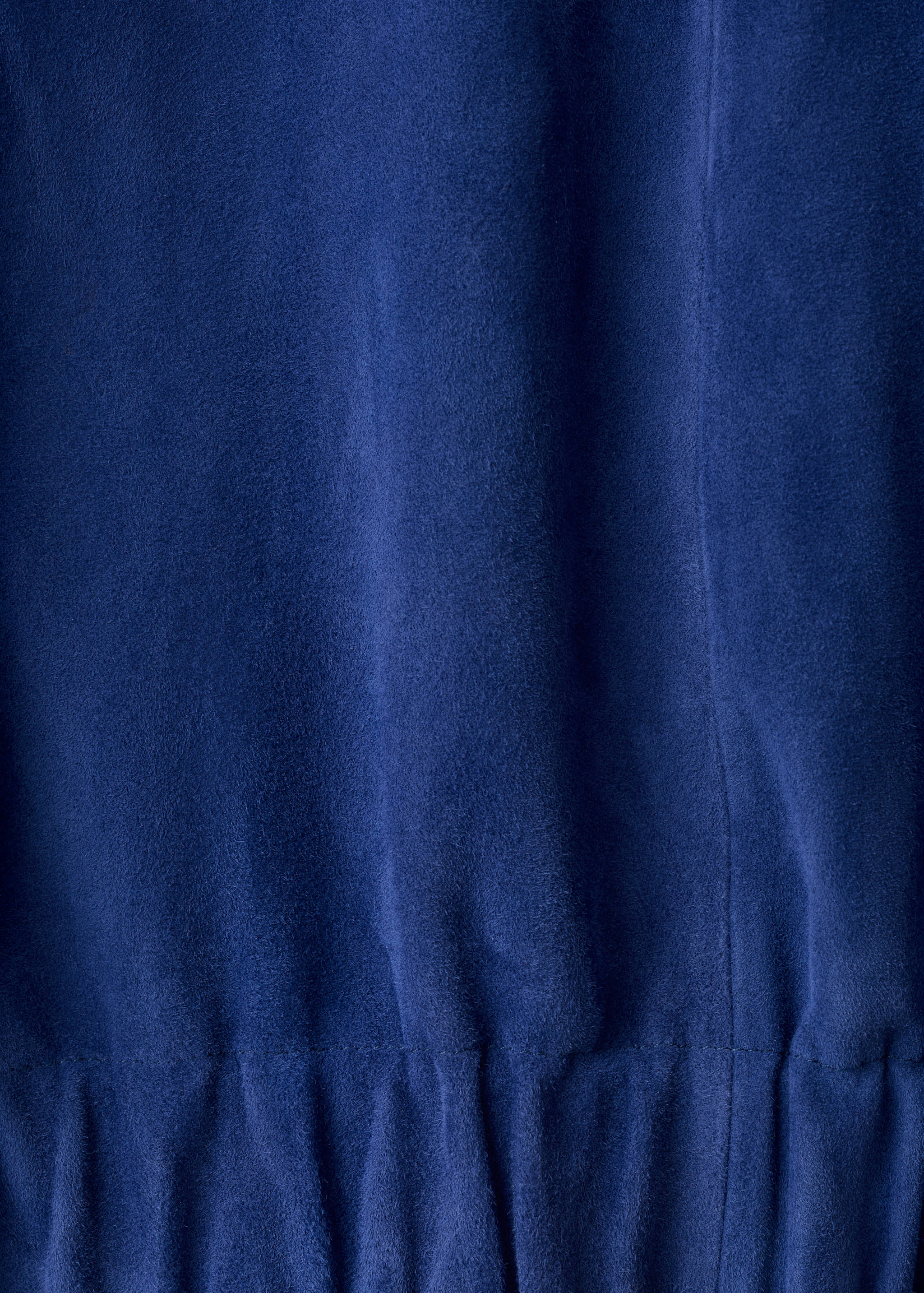 Suede funnel-neck jacket - Details of the article 0