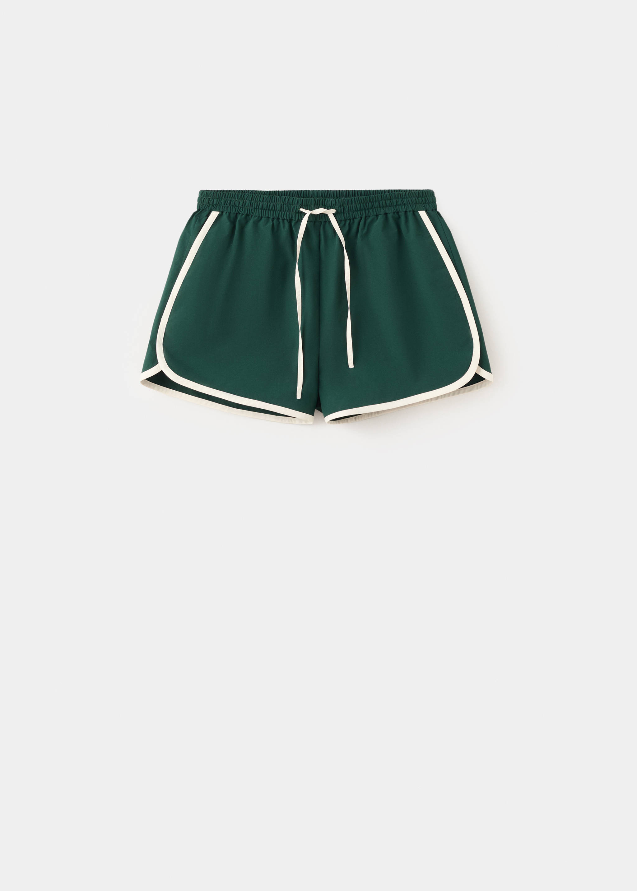 Shorts with contrasting trim - Article without model