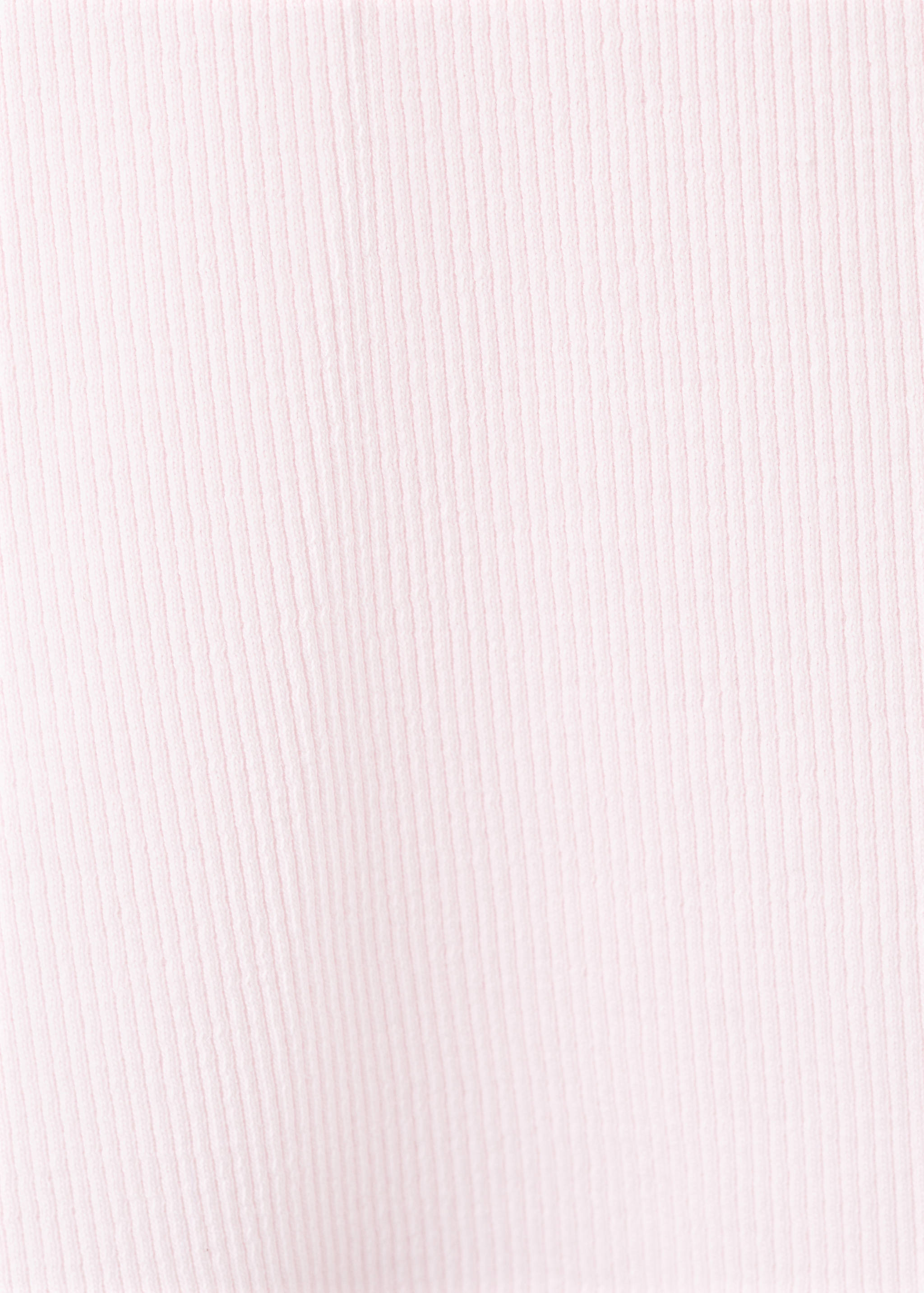 Ribbed cotton top - Details of the article 0