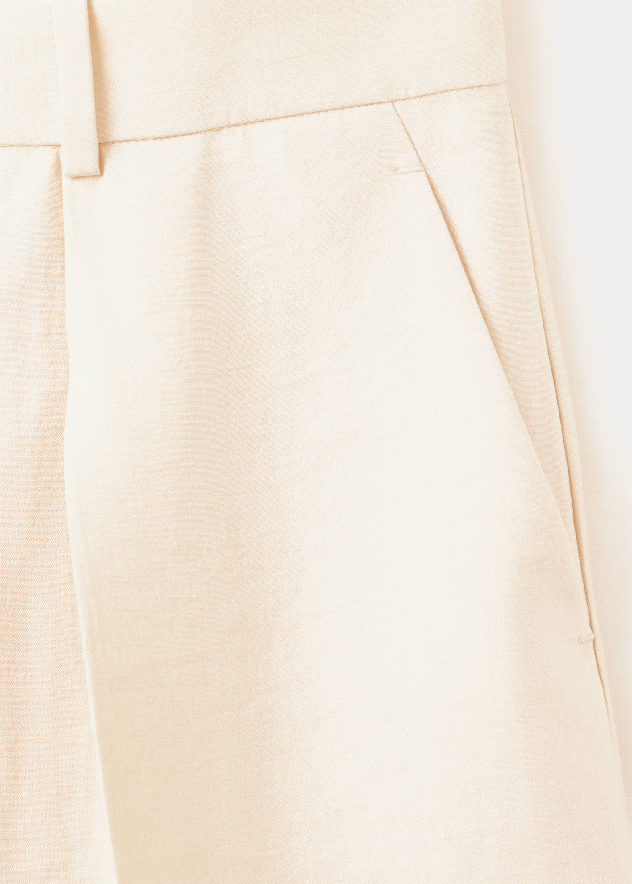 Straight-fit lyocell bermuda shorts - Details of the article 0