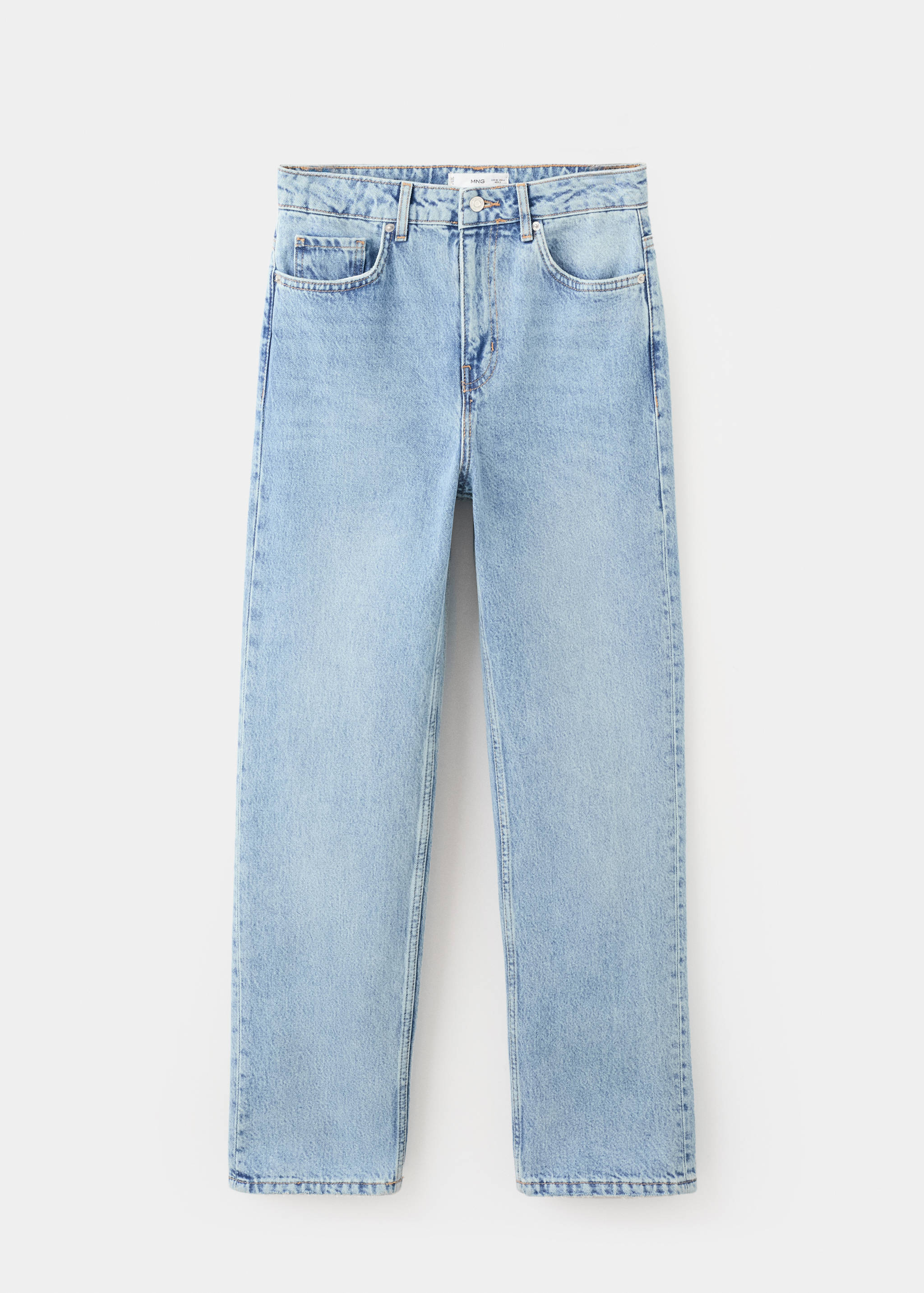 Mid-rise straight jeans - Article without model